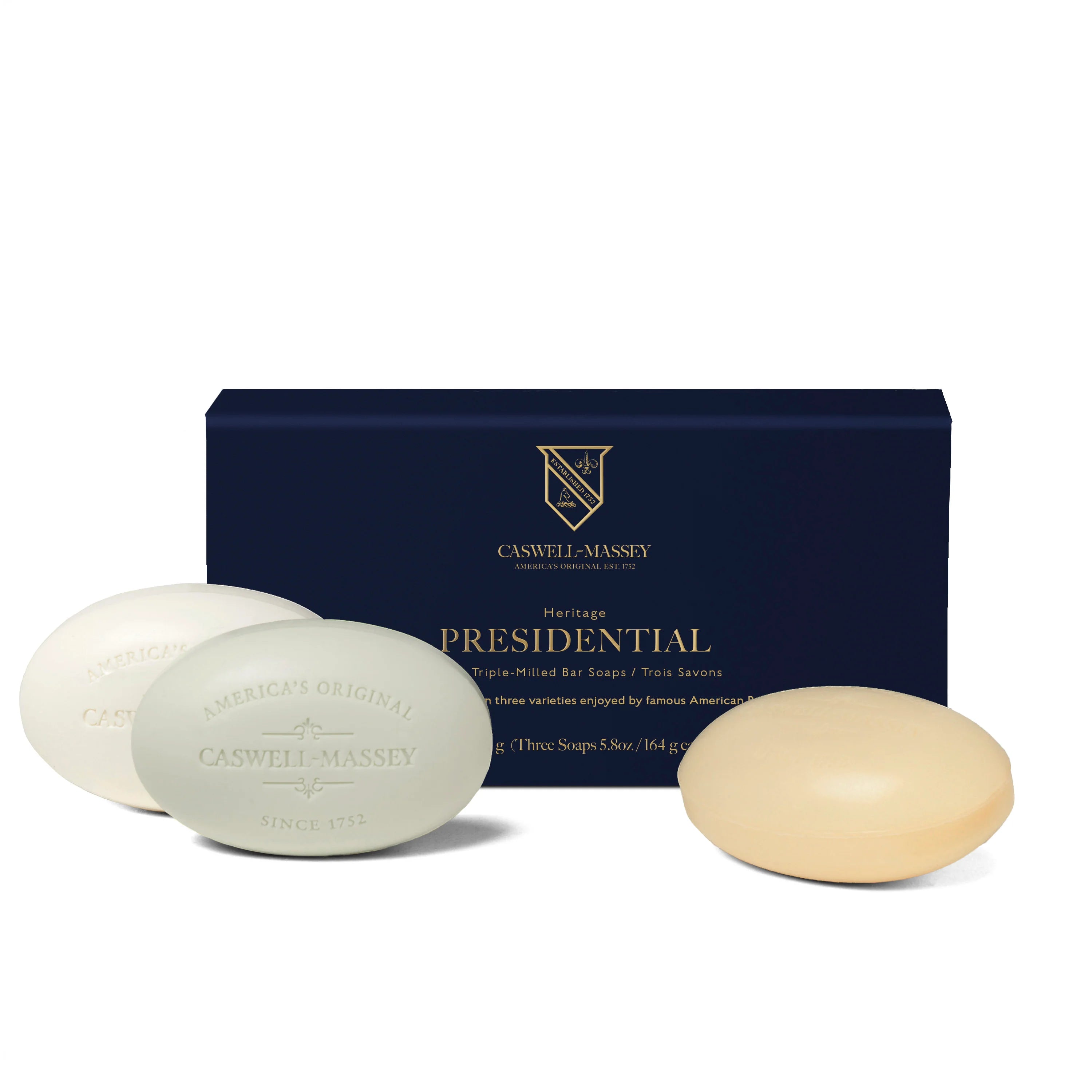 Caswell Massey Heritage Presidential Three-Soap Set