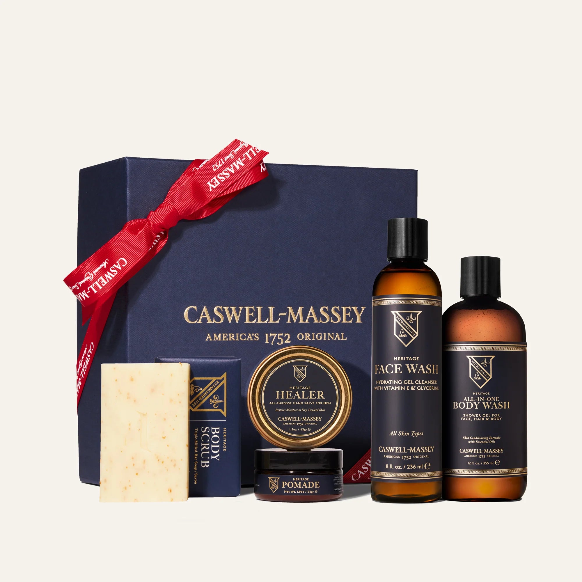 Caswell Massey Premium Heritage Men's Grooming Gift Set