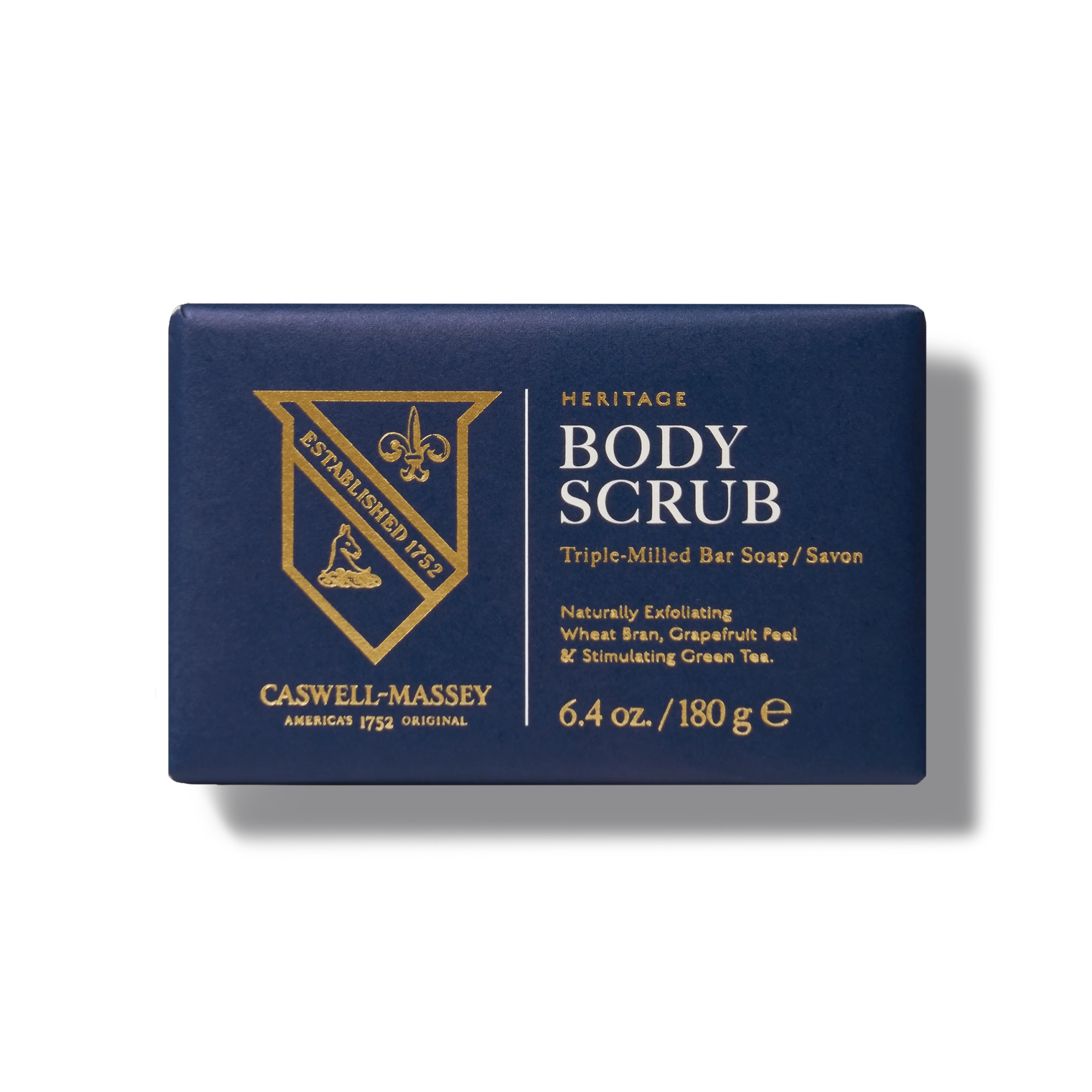 Caswell Massey Heritage Body Scrub Bar Soap - 6.4 oz (180g)