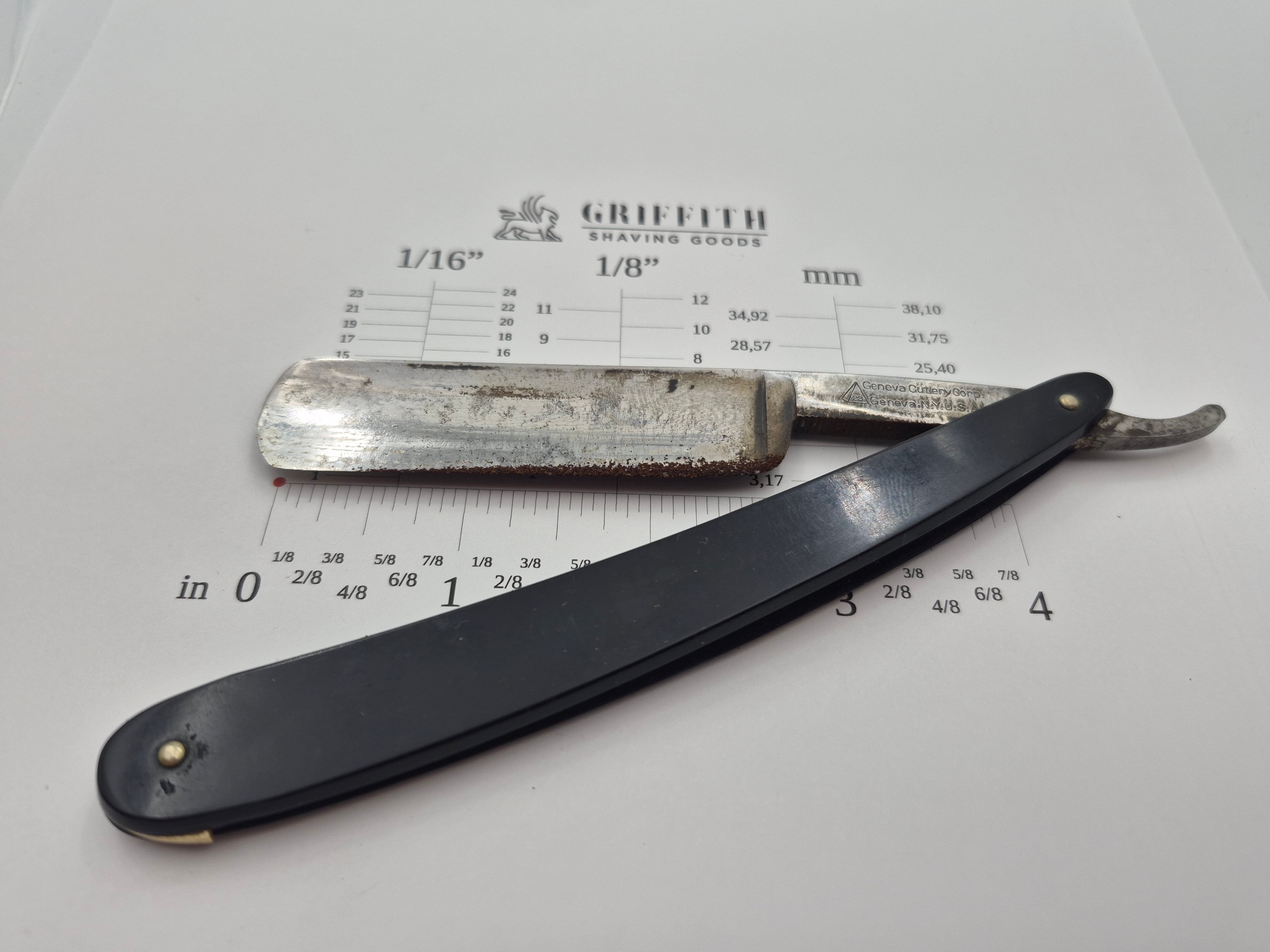 Vintage Geneva Cutlery American Razor for Restoration