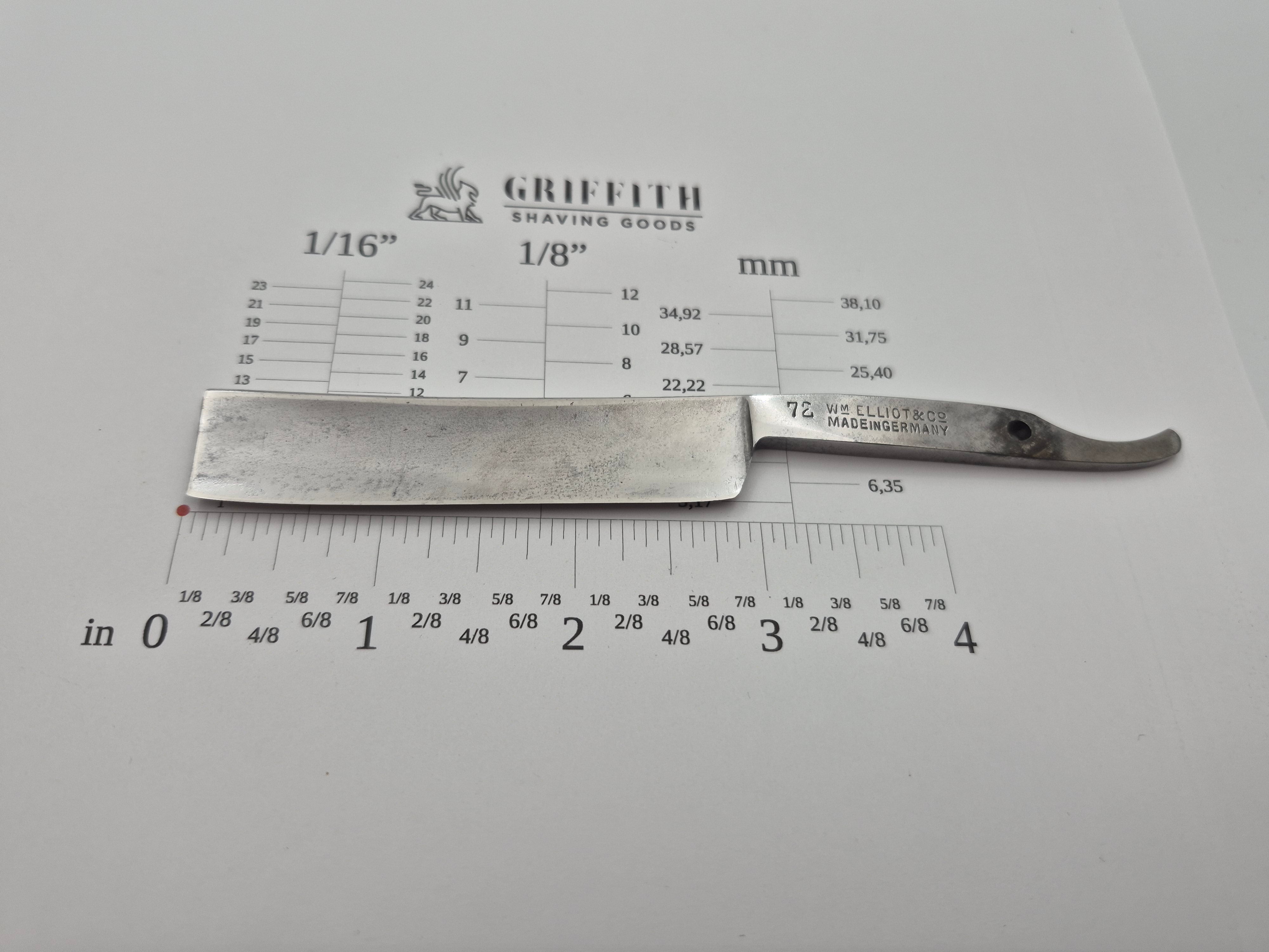 Vintage Wm. Elliot & Co. German Razor for Restoration