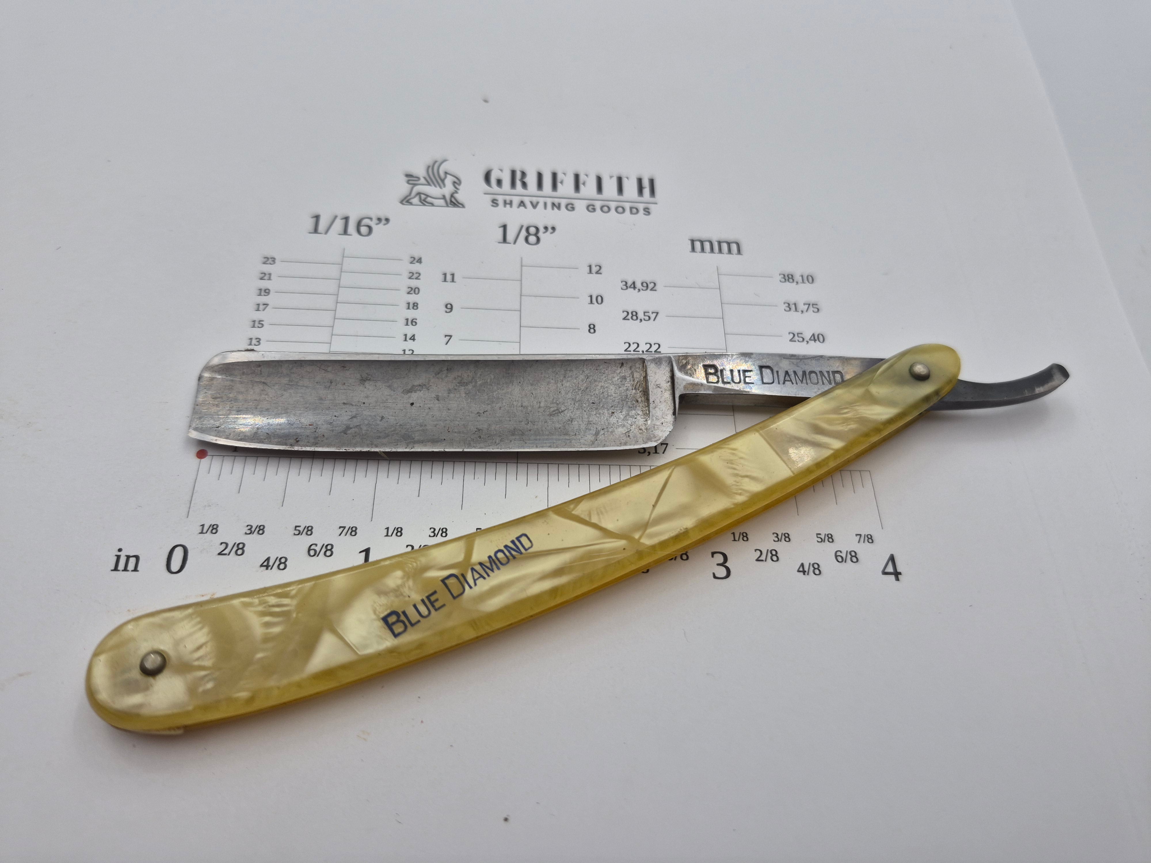 Vintage Gustav Kaiser Blue Diamond Razor for Restoration