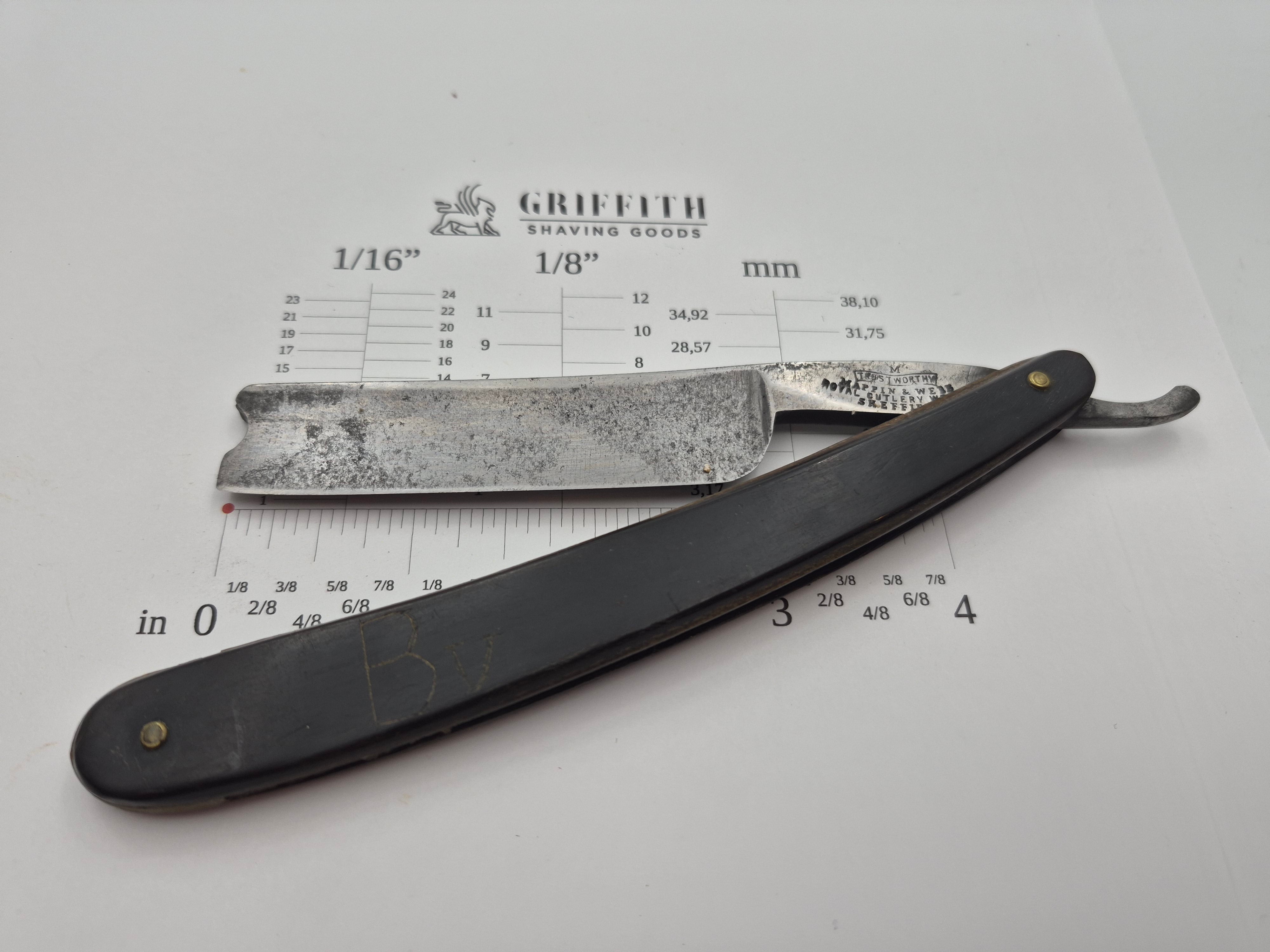 Vintage Mappin & Webb Sheffield Razor for Restoration