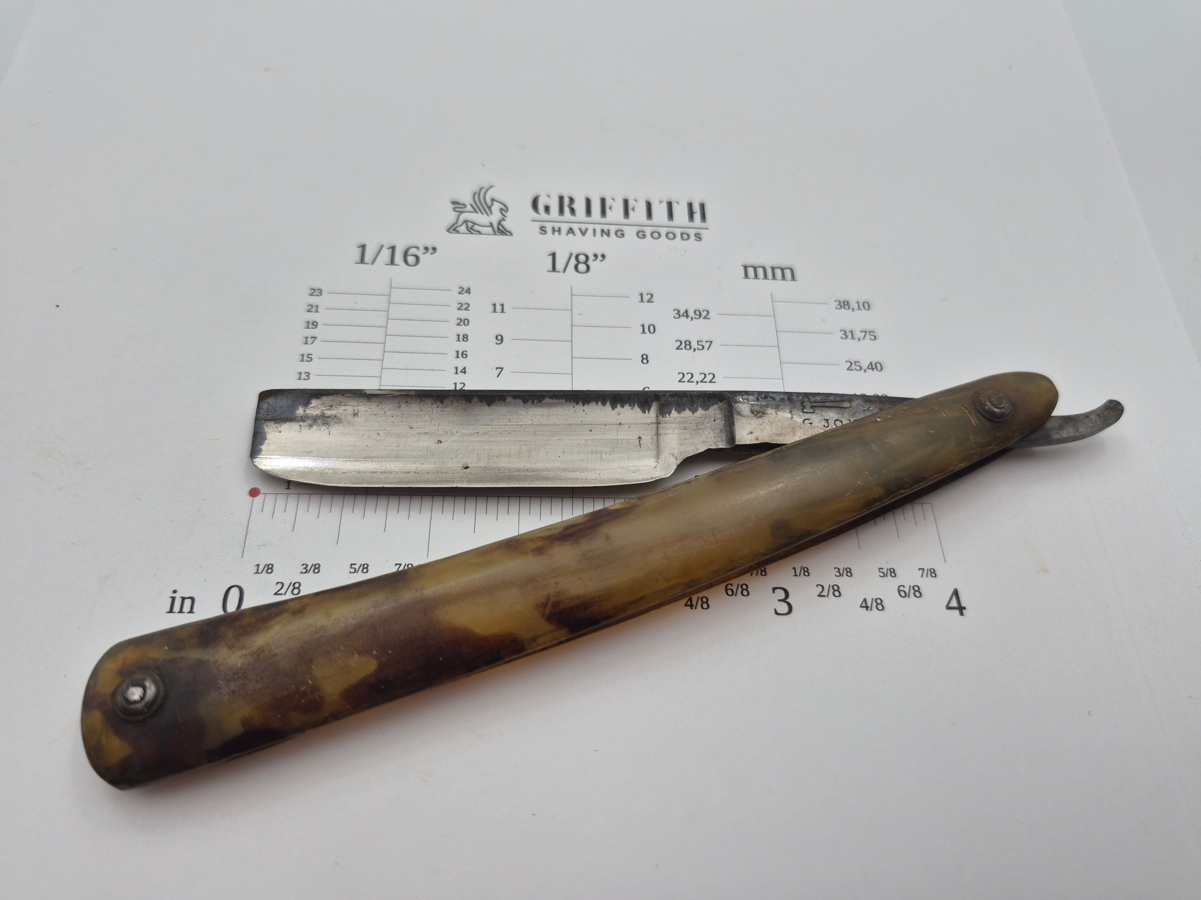 Vintage G. Johnson Sheffield Razor for Restoration