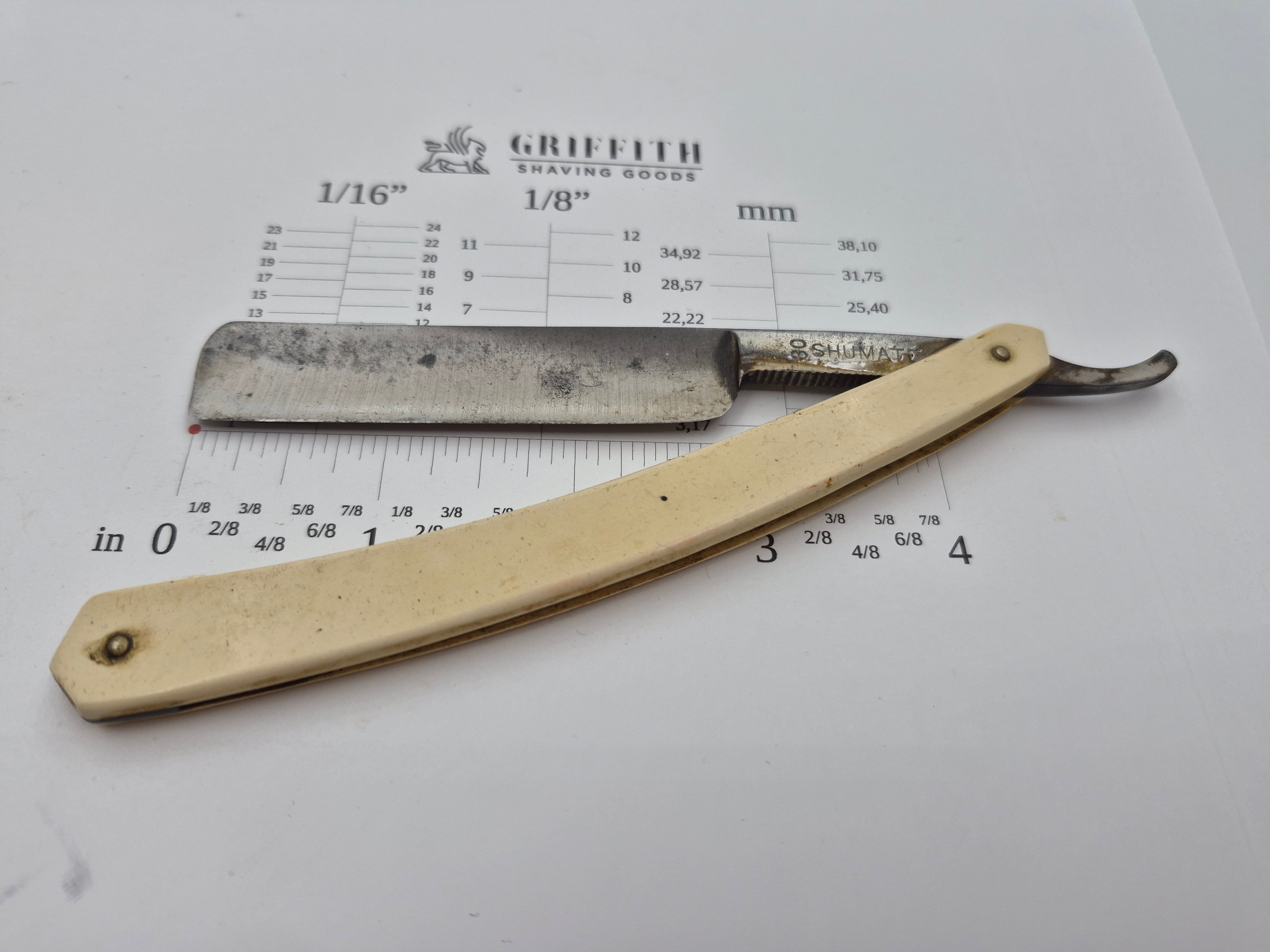 Vintage Shumate American Razor for Restoration