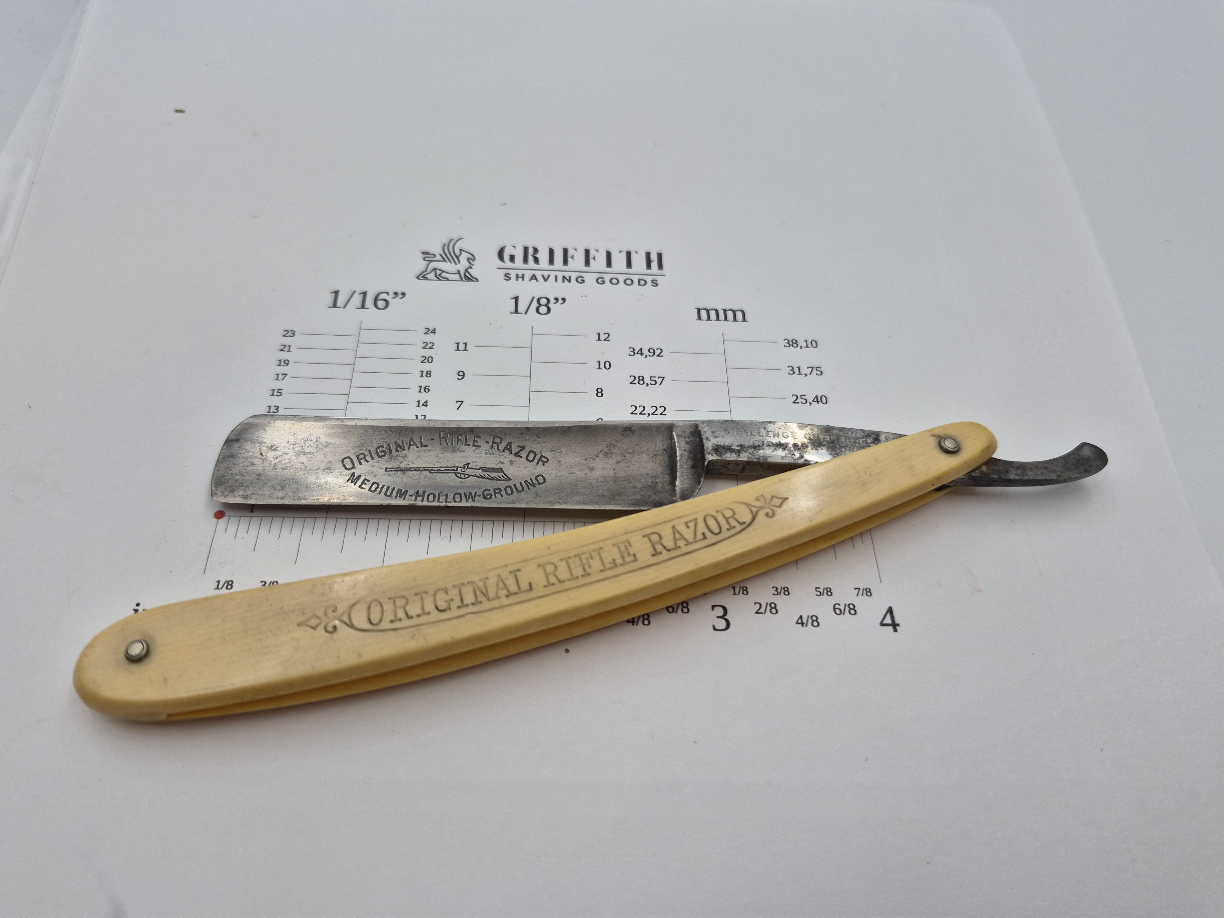 Vintage Challenge Cutlery "Rifle Razor"American Razor for Restoration