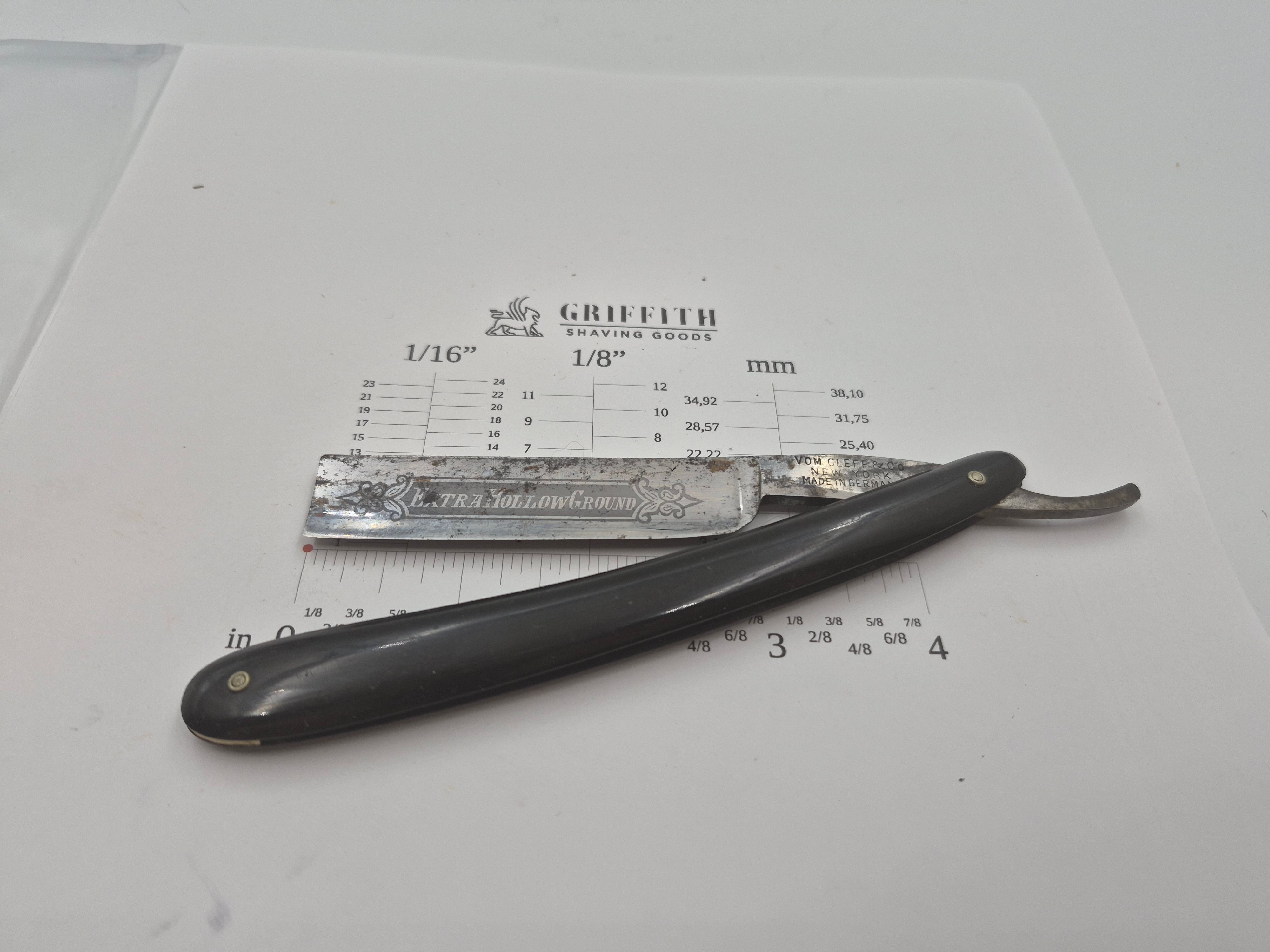 Vintage Vom Cleff German Razor for Restoration