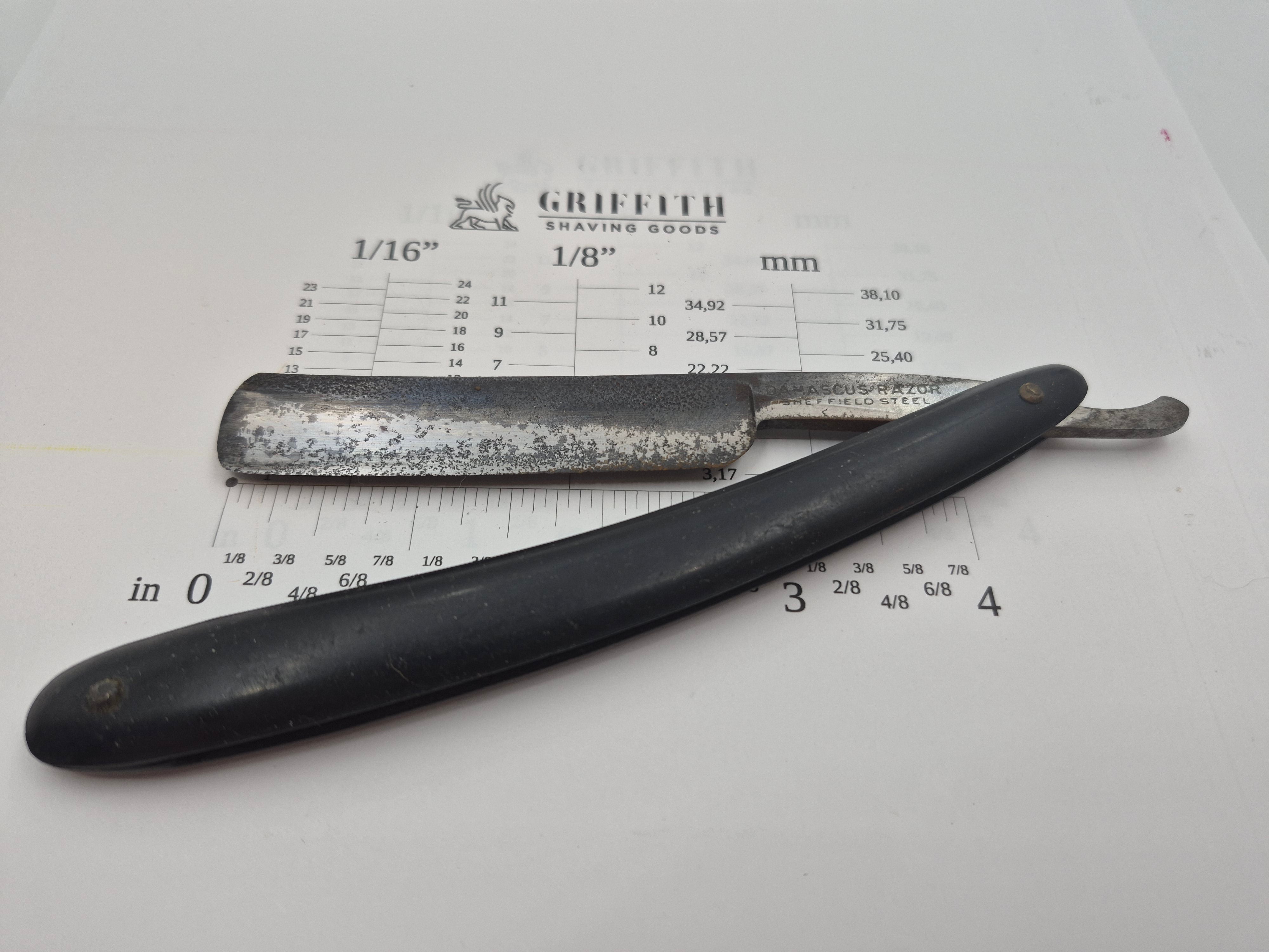 Vintage "Damascus Razor" Razor for Restoration