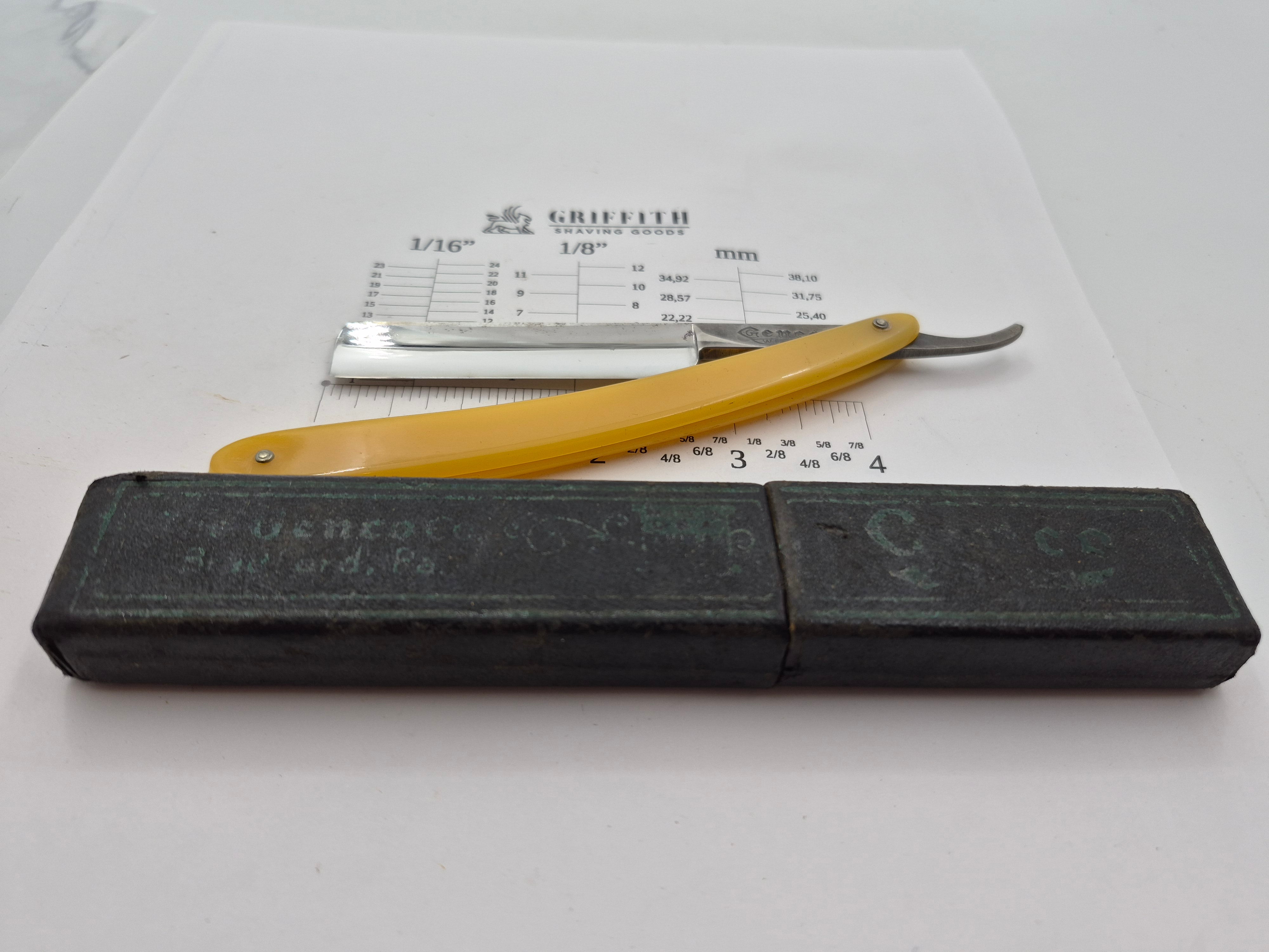 Vintage Genco Wedge American Razor for Restoration