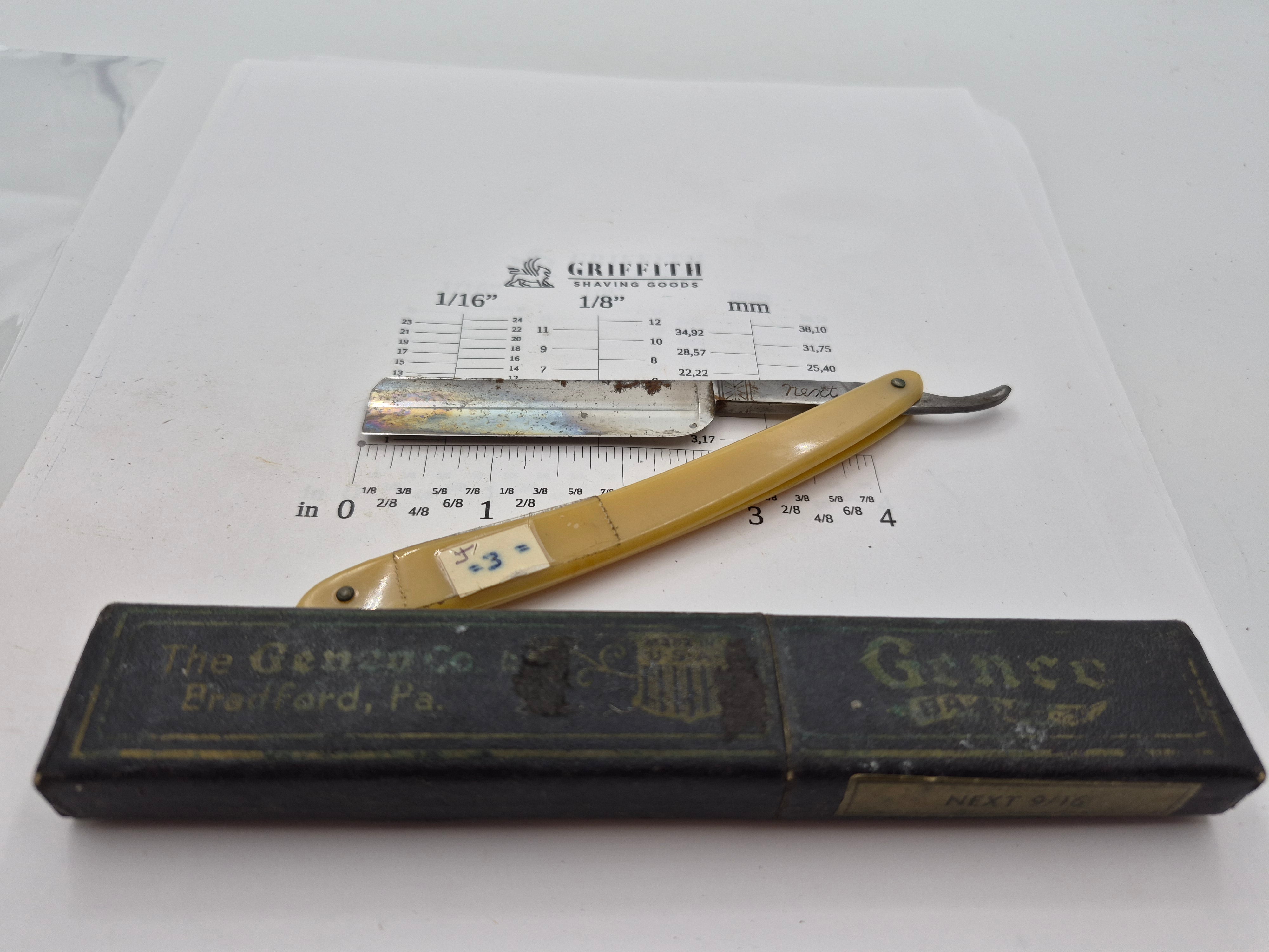Vintage Genco Next American Razor for Restoration