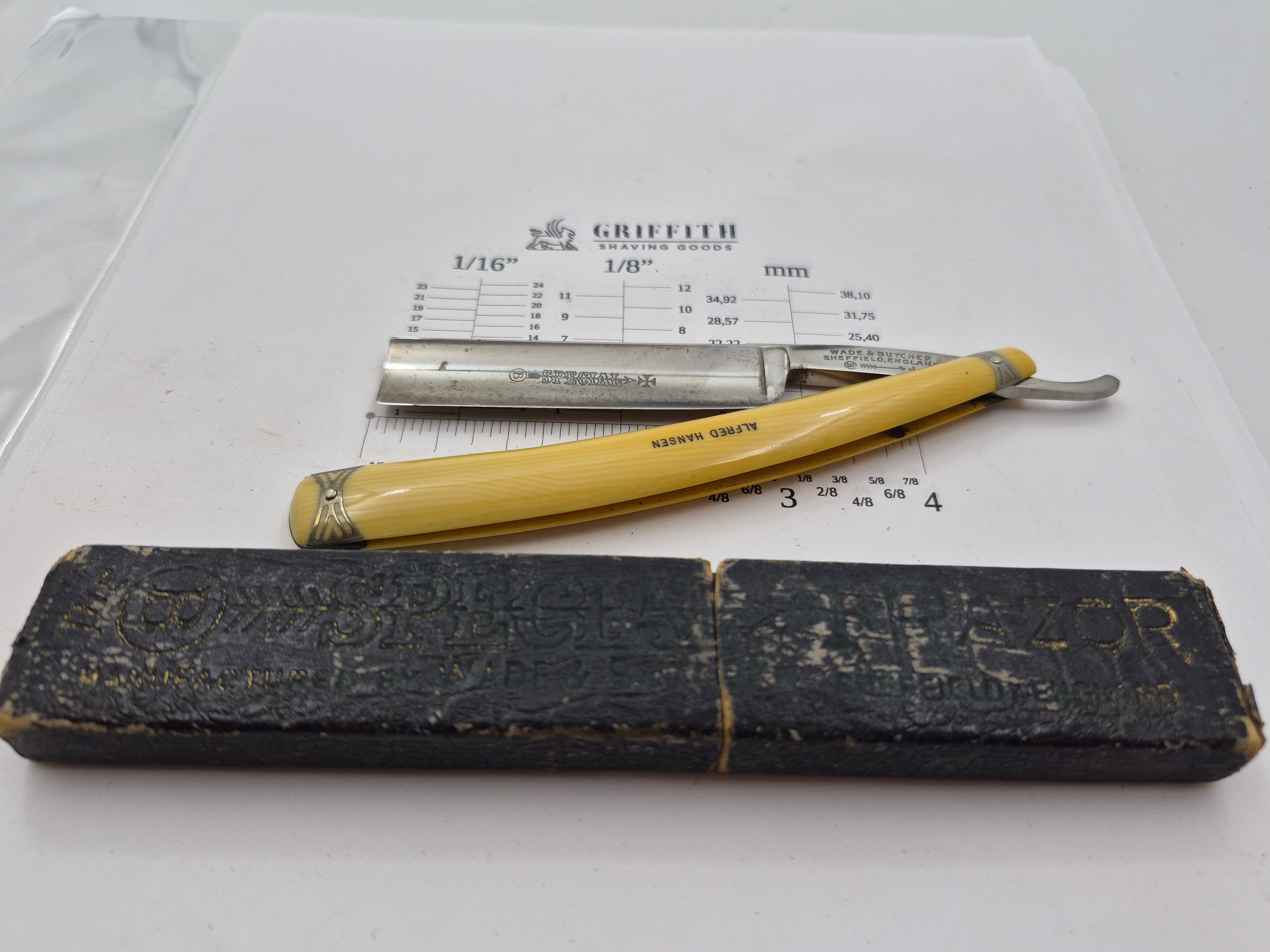 Vintage Wade & Butcher Special Sheffield Razor for Restoration