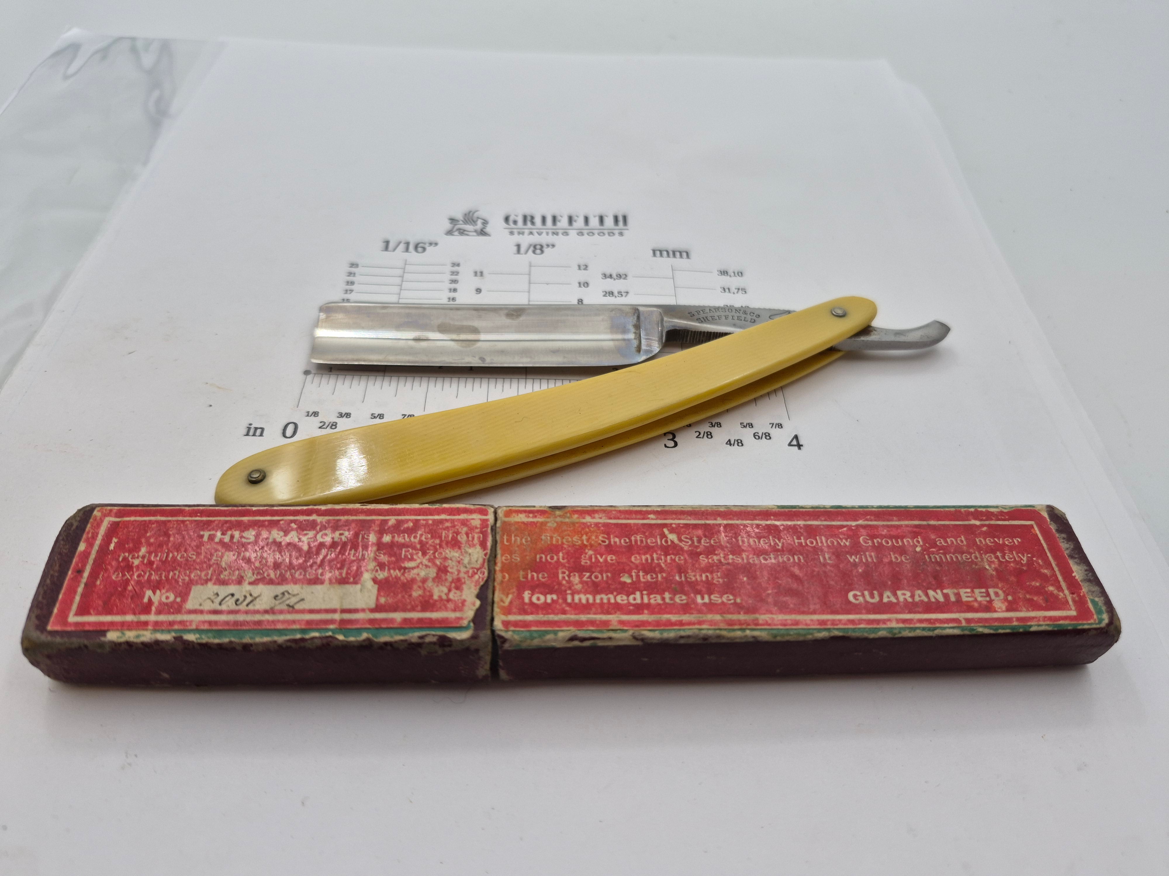 Vintage Pearson & Co Sheffield Razor for Restoration