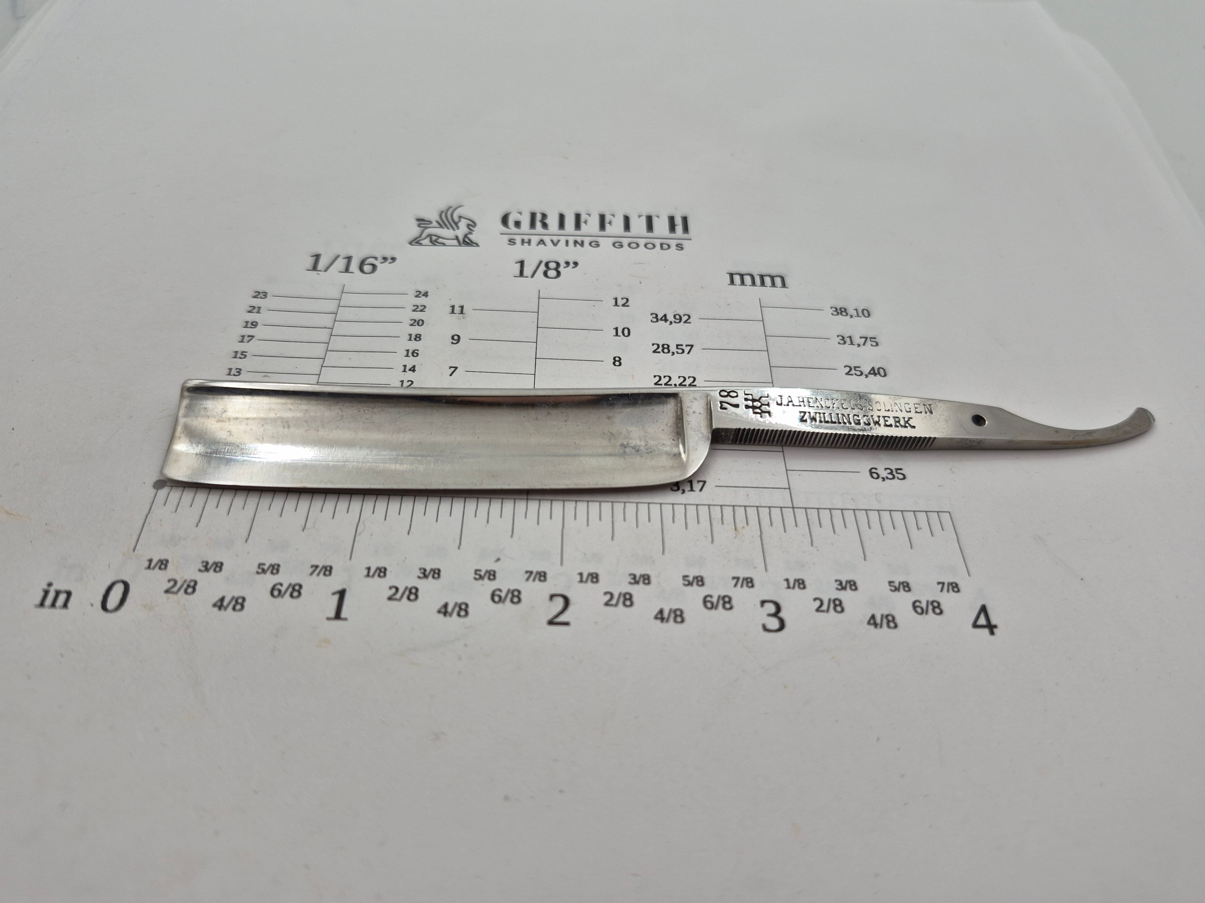 Vintage Henckels Solingen Razor for Restoration