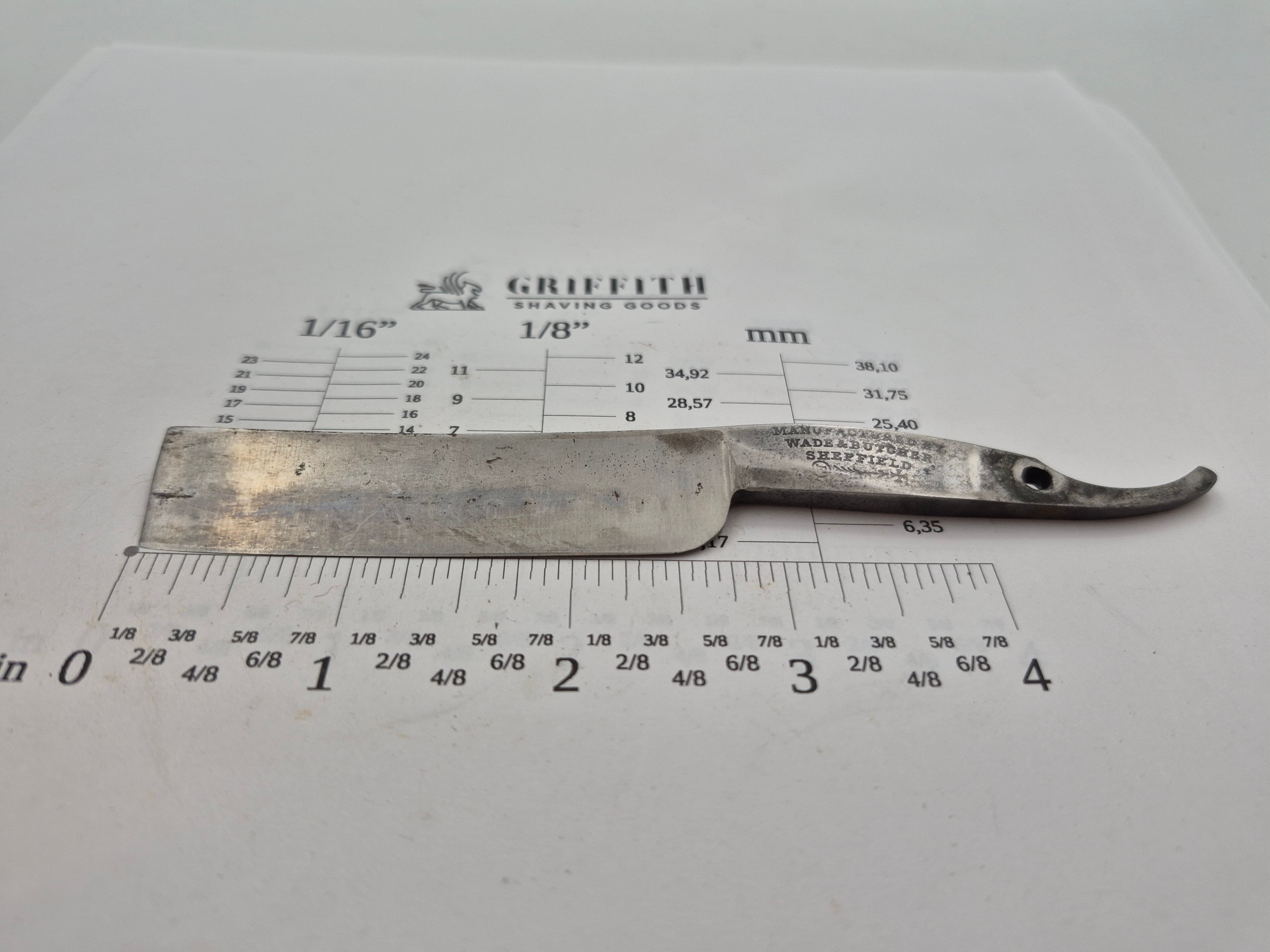 Vintage Wade & Butcher Sheffield Razor for Restoration