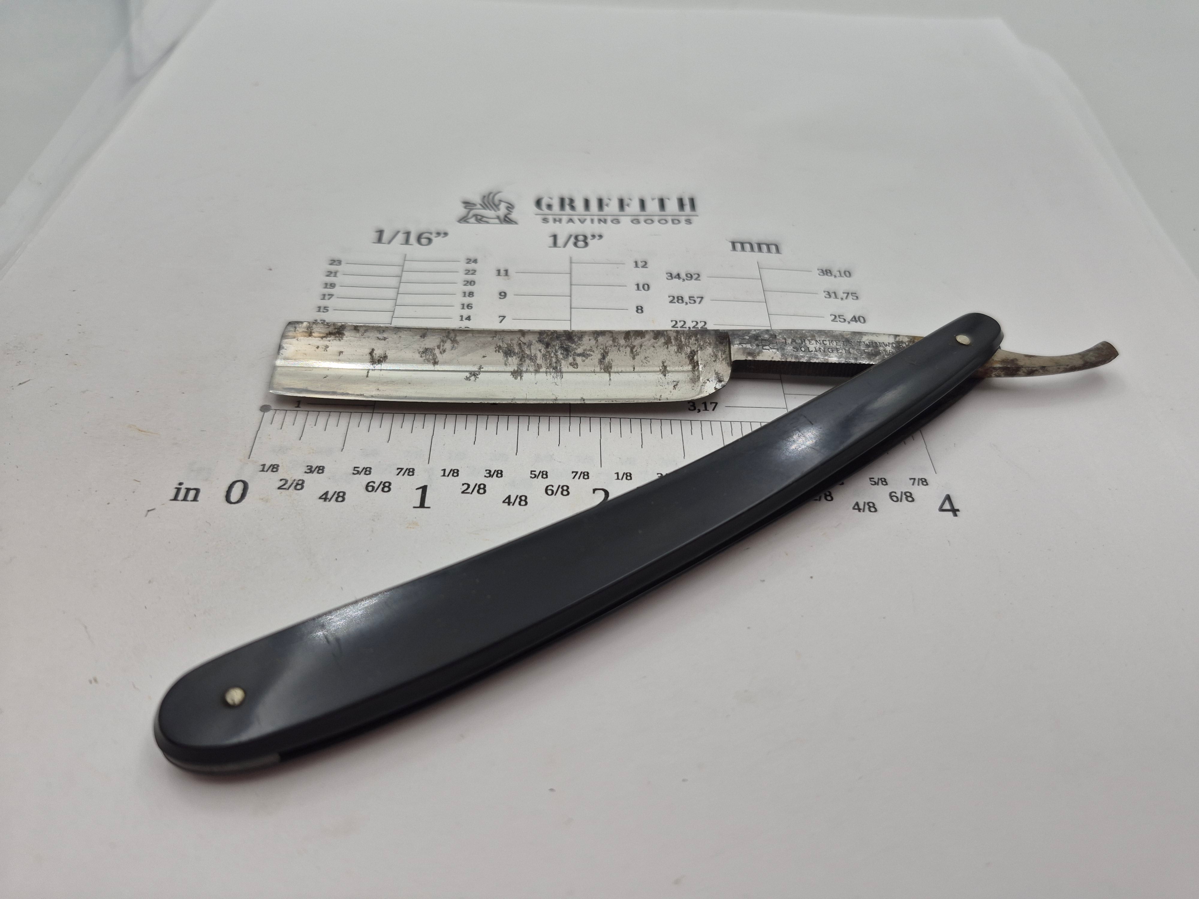 Vintage Henckels Solingen Razor for Restoration