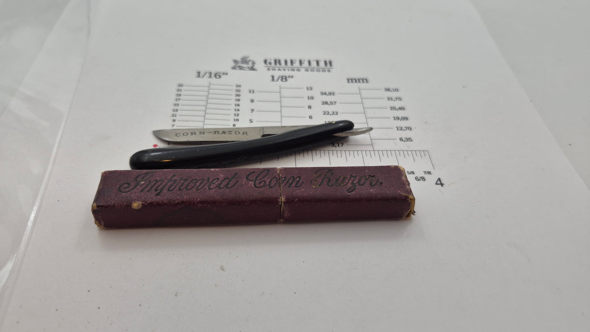 Rasoir droit vintage à restaurer