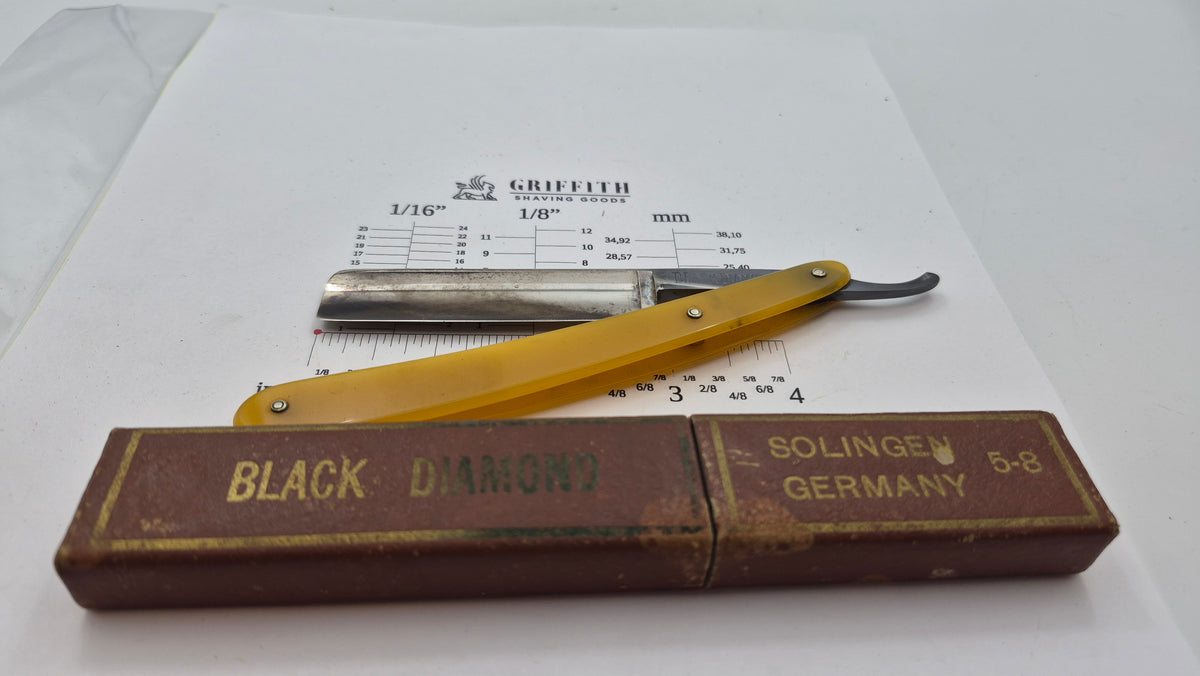Rasoir droit vintage à restaurer