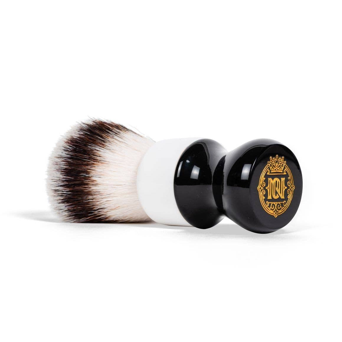 Noble Otter Soap Co. - Synthetic Shave Brush - Black/White - 26MM