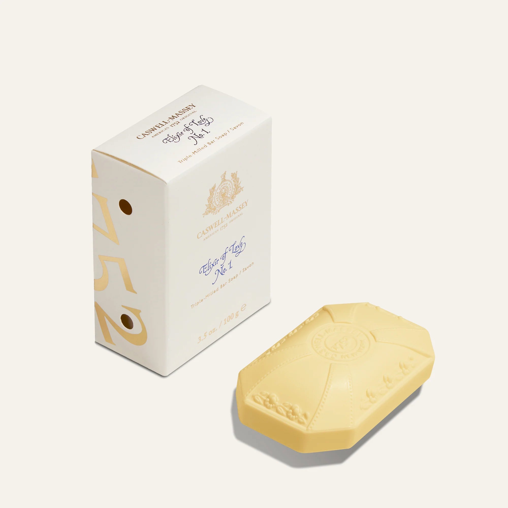 Caswell Massey Elixir of Love Luxury Bar Soap - 3.5 oz (100 g)