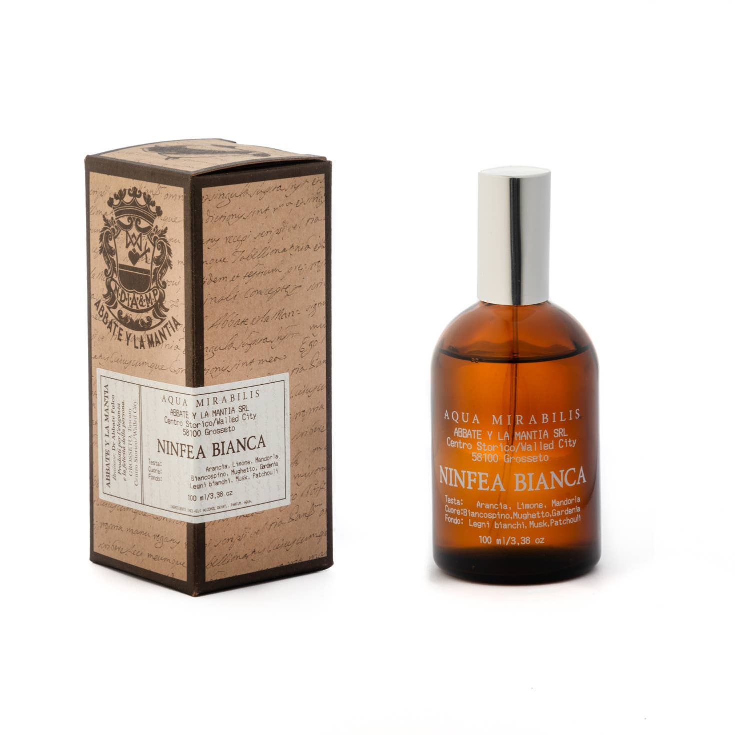 Abbate Y La Mantia - Cologne Water | White Water Lily (100ml/3.4oz)