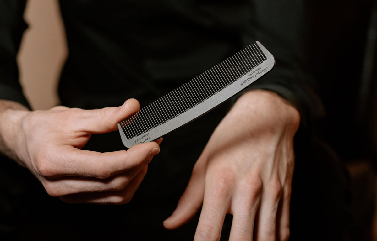 Chicago Comb Co. - Model No. 3 Carbon Fiber Comb
