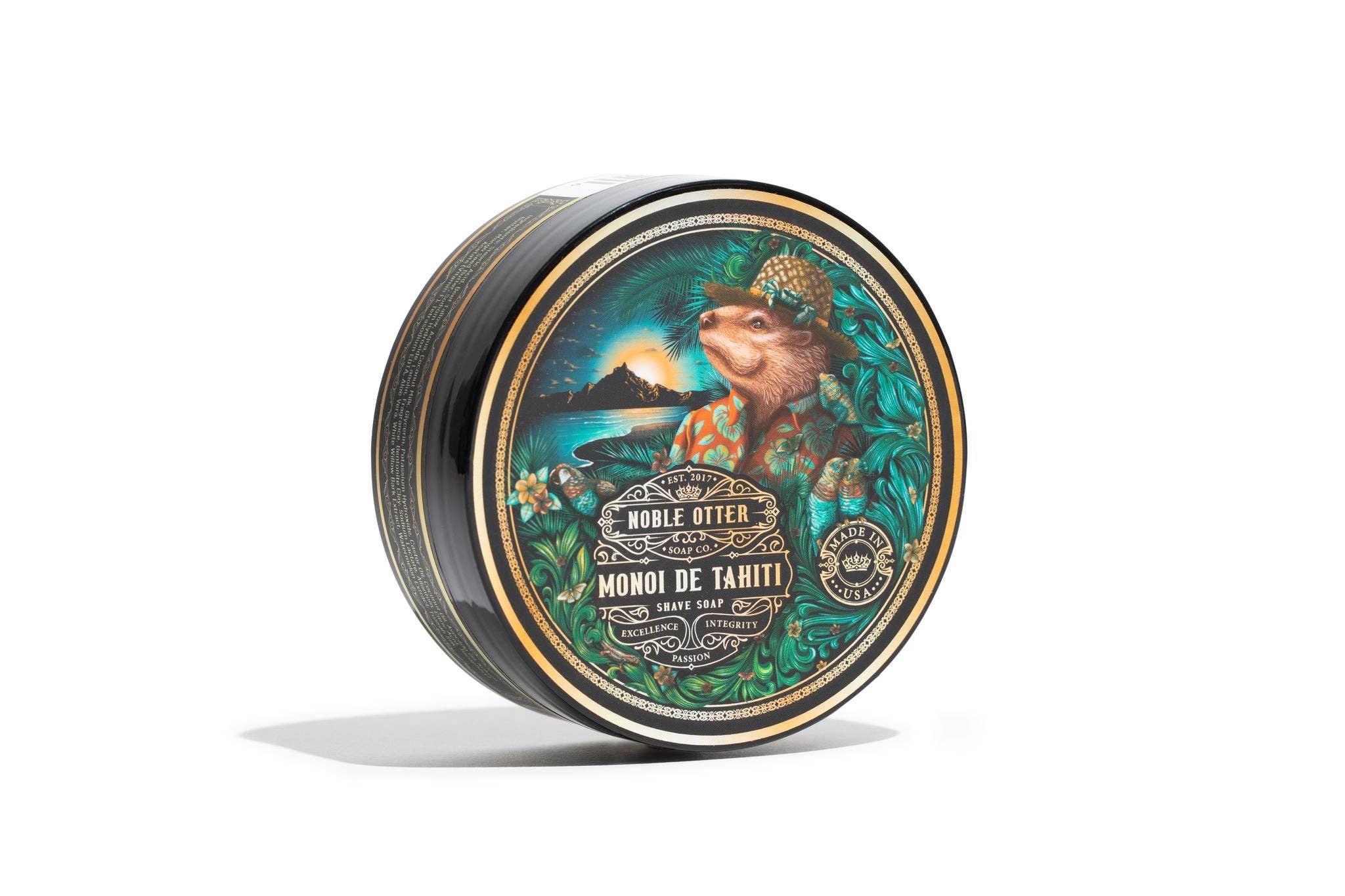 Noble Otter Soap Co. - Monoi de Tahiti Shave Soap