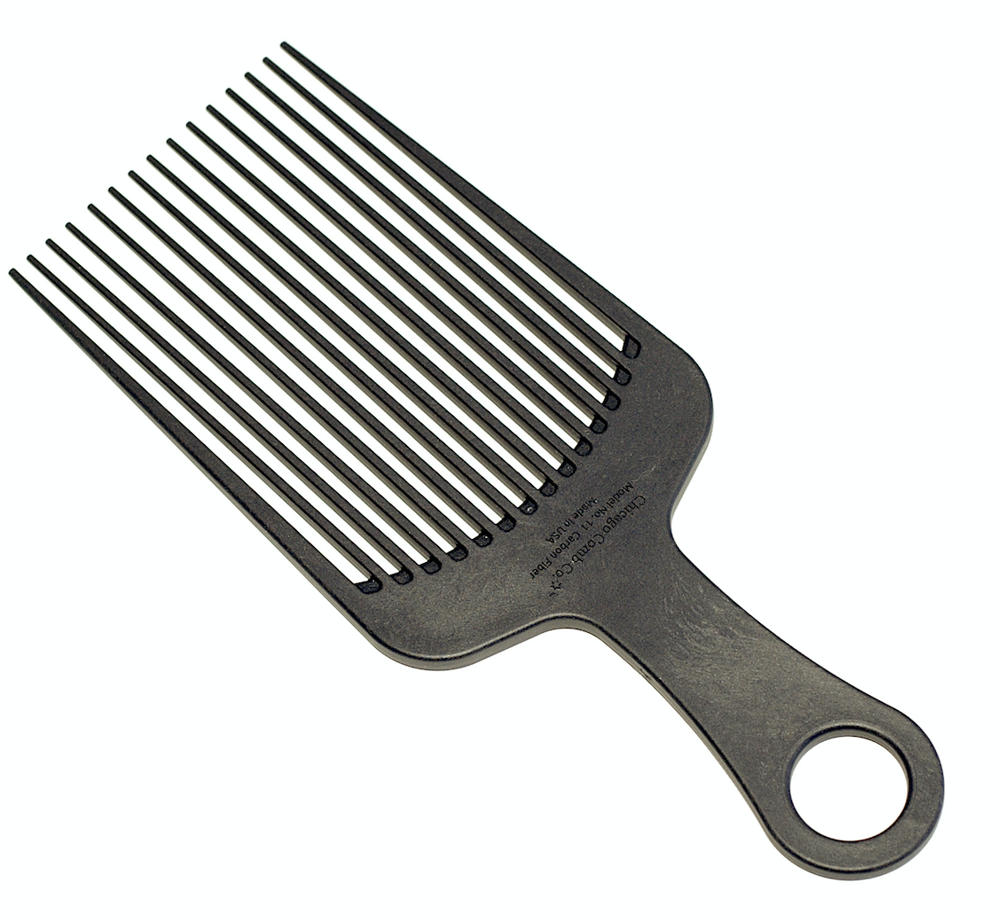 Chicago Comb Co. - Model No. 11 Carbon Fiber Comb
