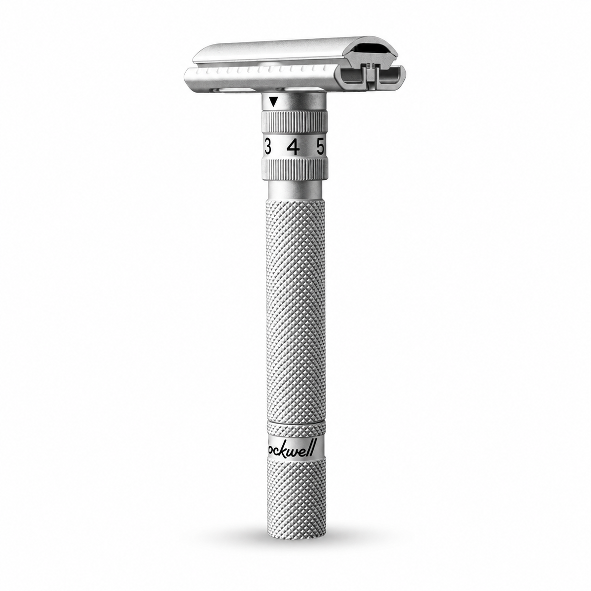 Rockwell SETPOINT™ Adjustable Safety Razor - Silver Aluminum