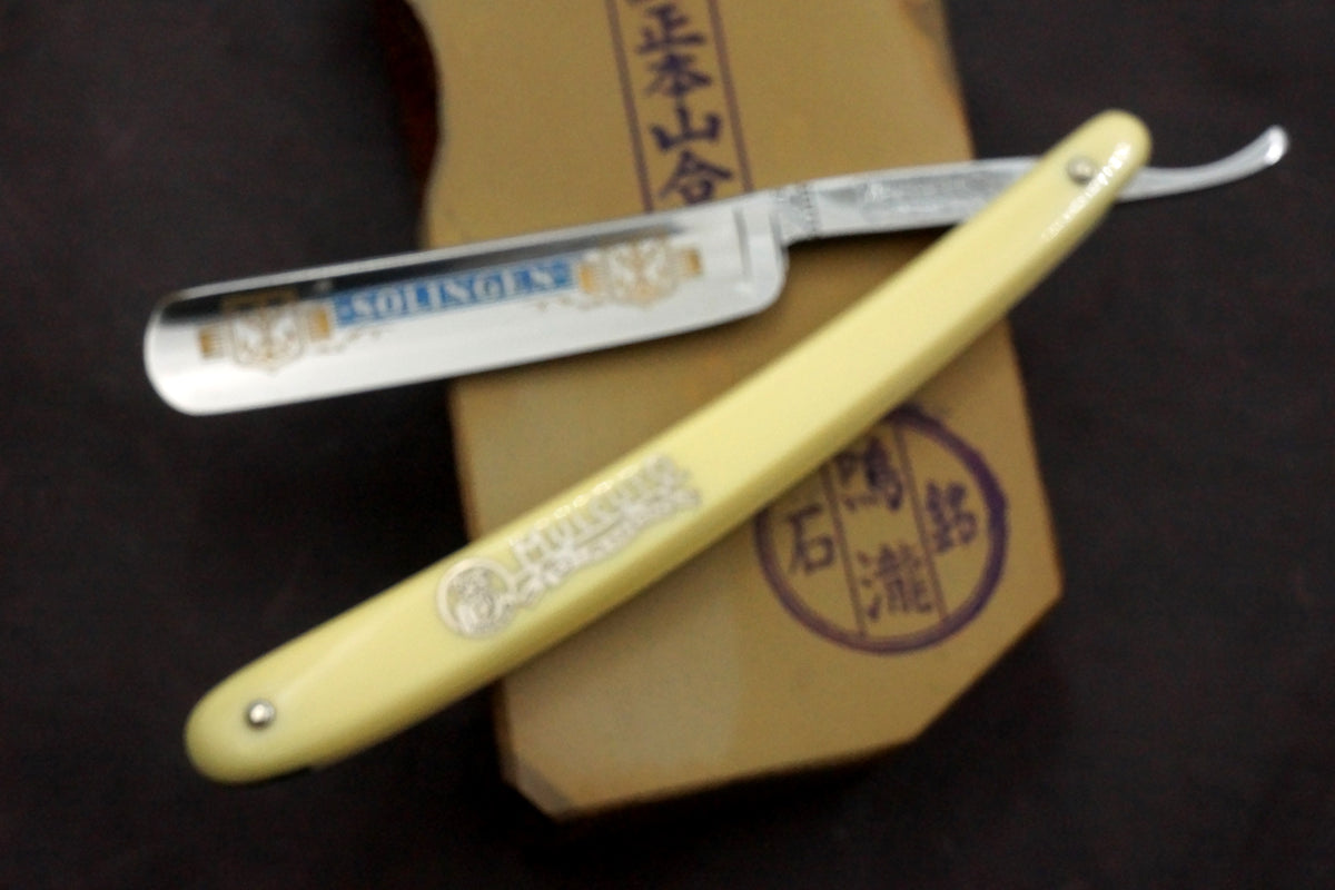 Royal Crown International AMCO Nahezu makellose 11/16 Klinge - Vintage Solingen Rasiermesser - Rasurbereit