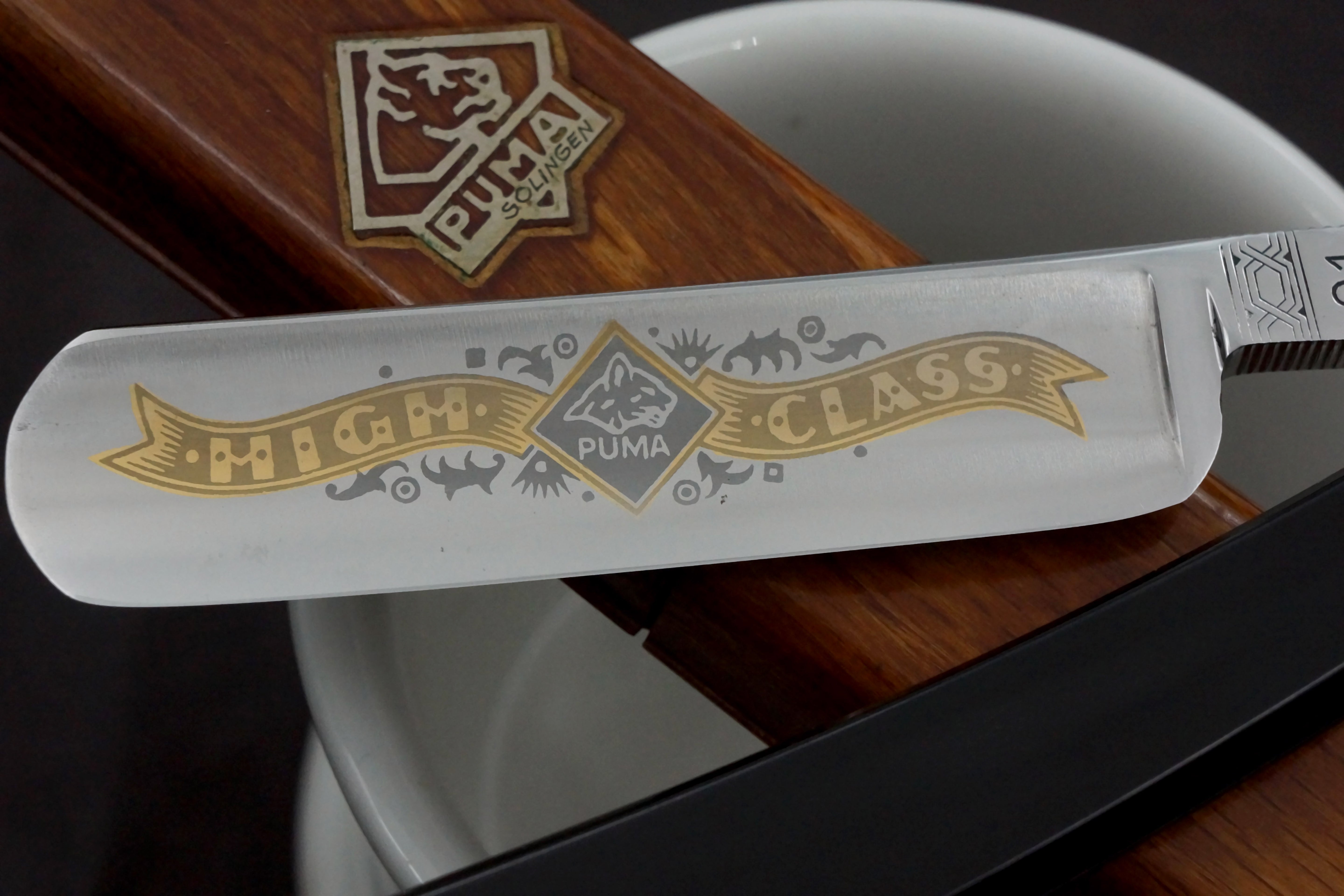 Puma No.91 High Class 6/8 Full Hollow - Excellent+ Vintage Solingen Straight Razor - Shave Ready