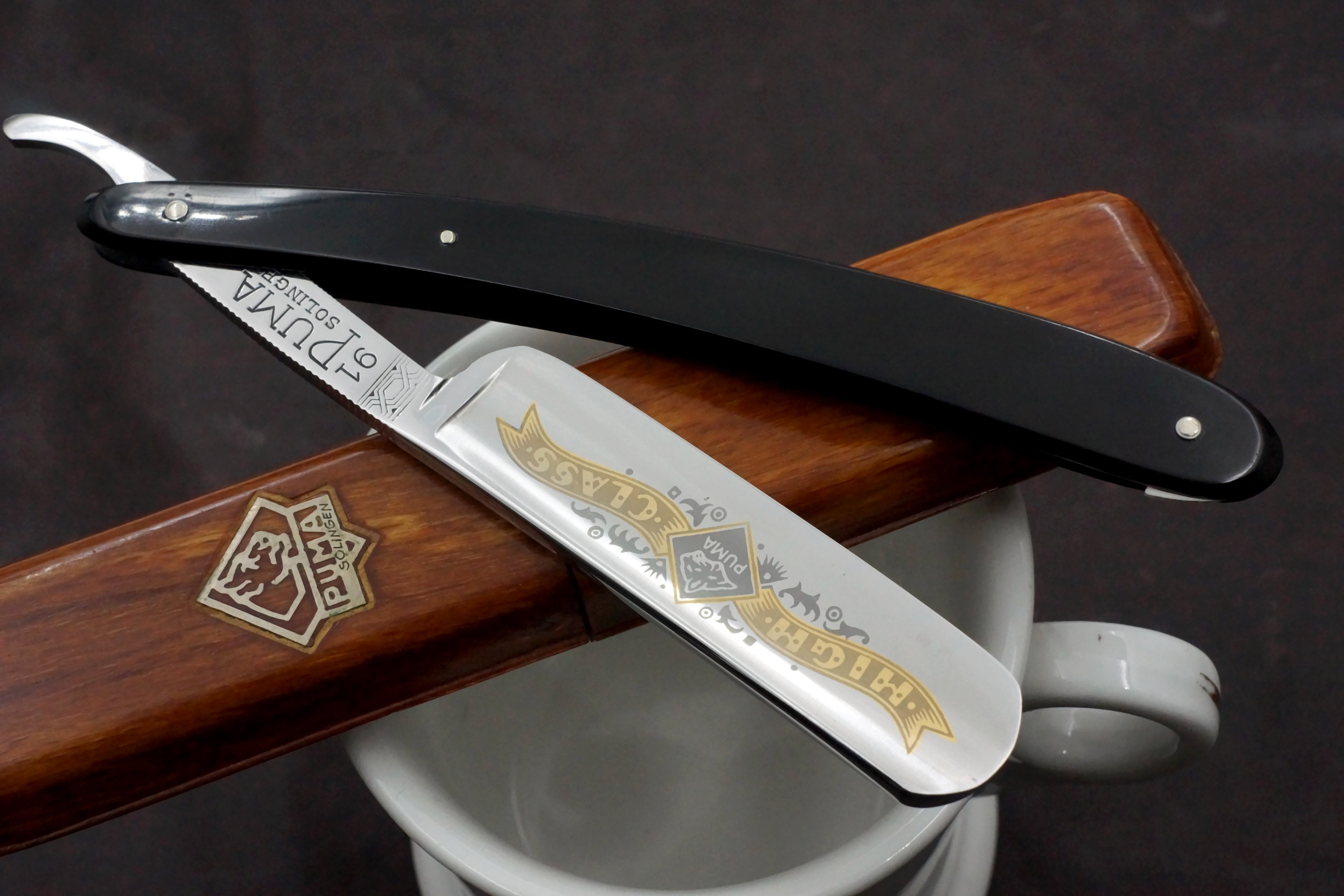 Puma No.91 High Class 6/8 Full Hollow - Excellent+ Vintage Solingen Straight Razor - Shave Ready