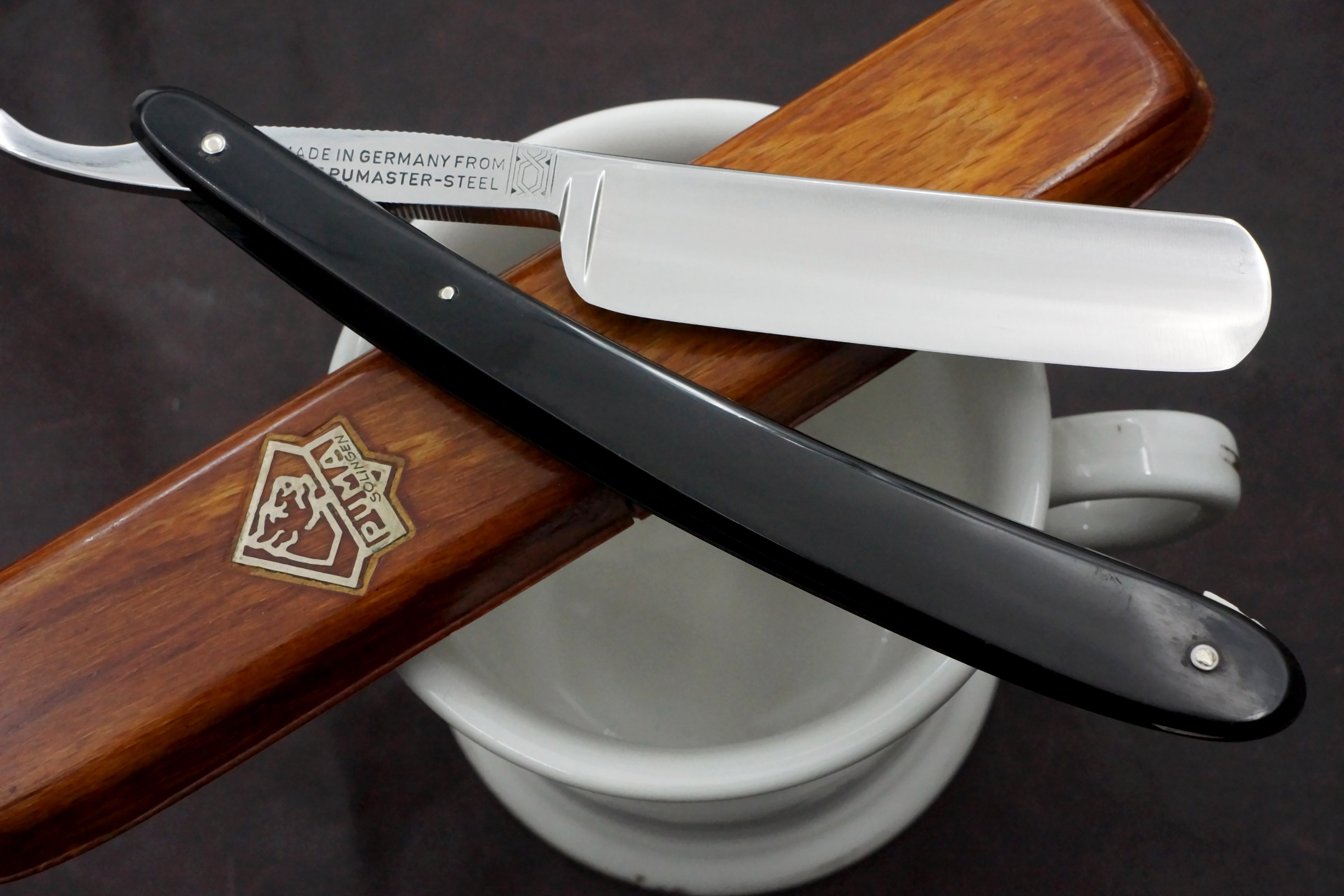 Puma No.91 High Class 6/8 Full Hollow - Excellent+ Vintage Solingen Straight Razor - Shave Ready