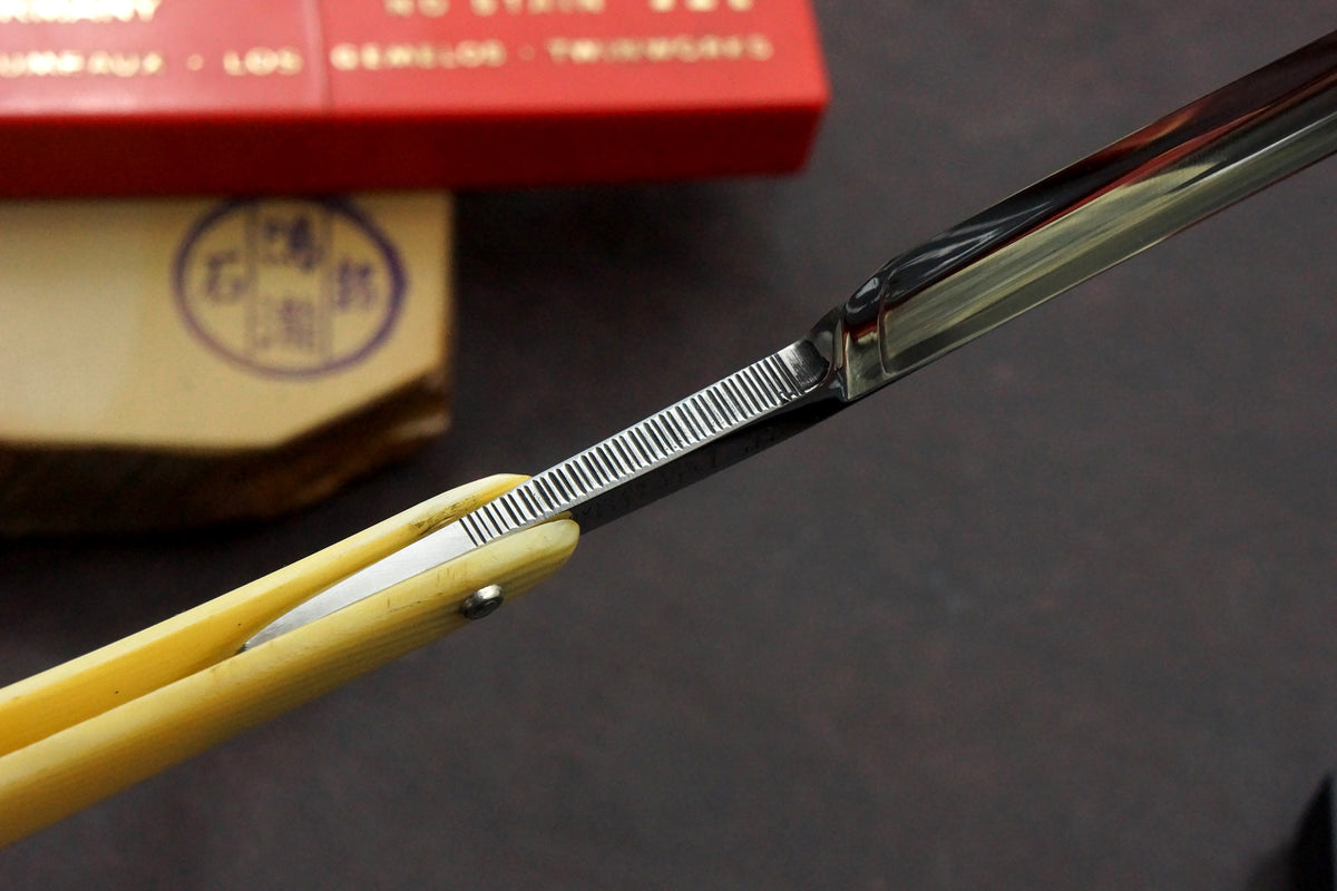 Henckels Friodur No. 472 - 13/16 Excellent Stainless Steel Full Hollow - Solingen Straight Razor - Shave Ready