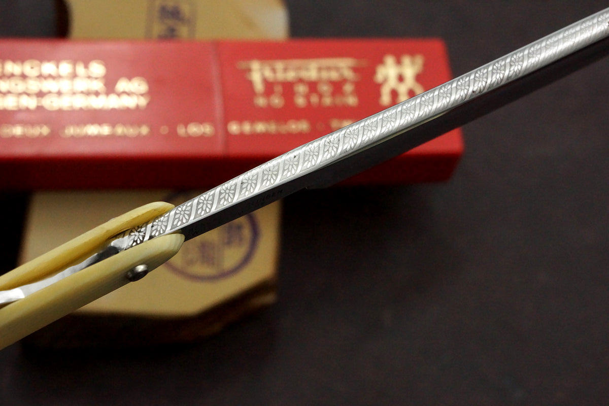 Henckels Friodur No. 472 - 13/16 Excellent Stainless Steel Full Hollow - Solingen Straight Razor - Shave Ready