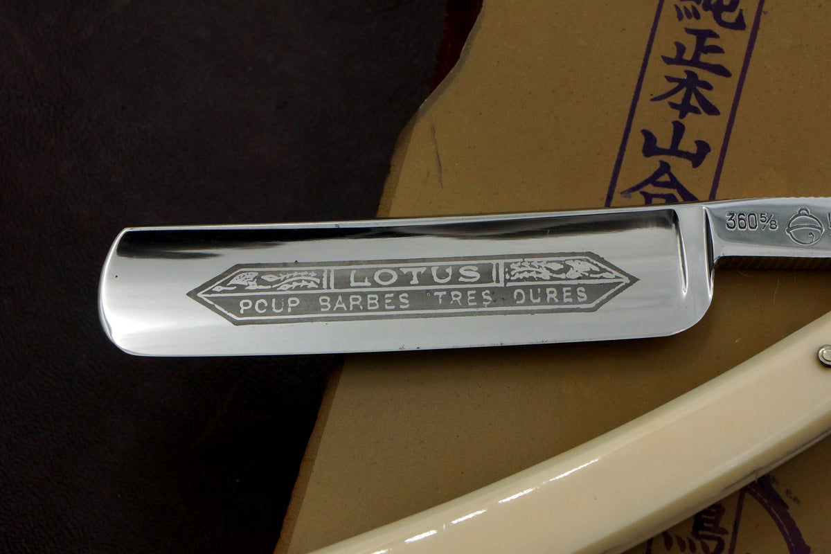 P. Hospital & Co. No. 360 Le Grelot Full Hollow - 5/8 Near Mint Vintage French Straight Razor - Shave Ready