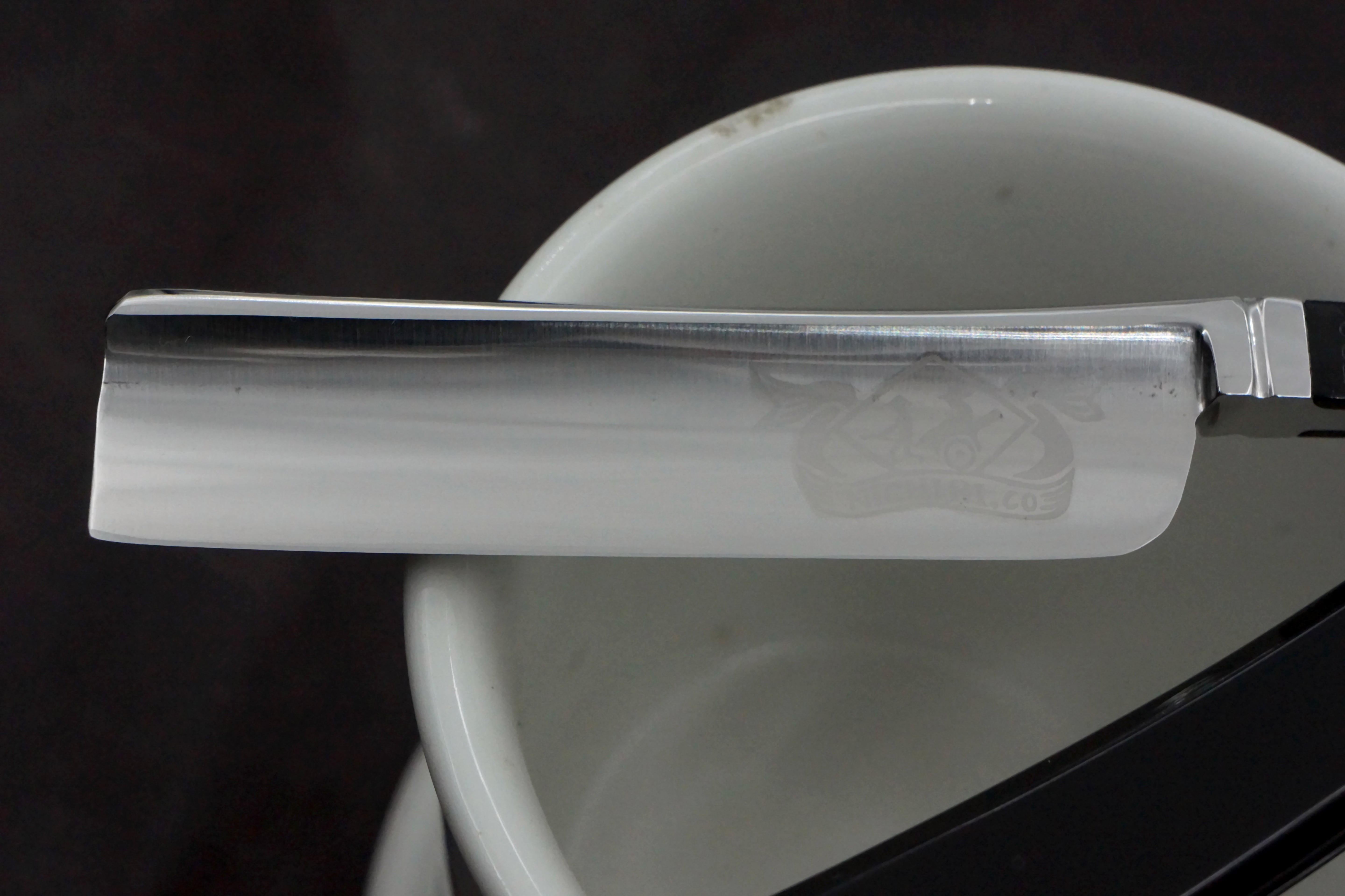 Nichiri Rikishia 6/8 Full Hollow Blade - Excellent Vintage Restored Japanese Straight Razor - Shave Ready