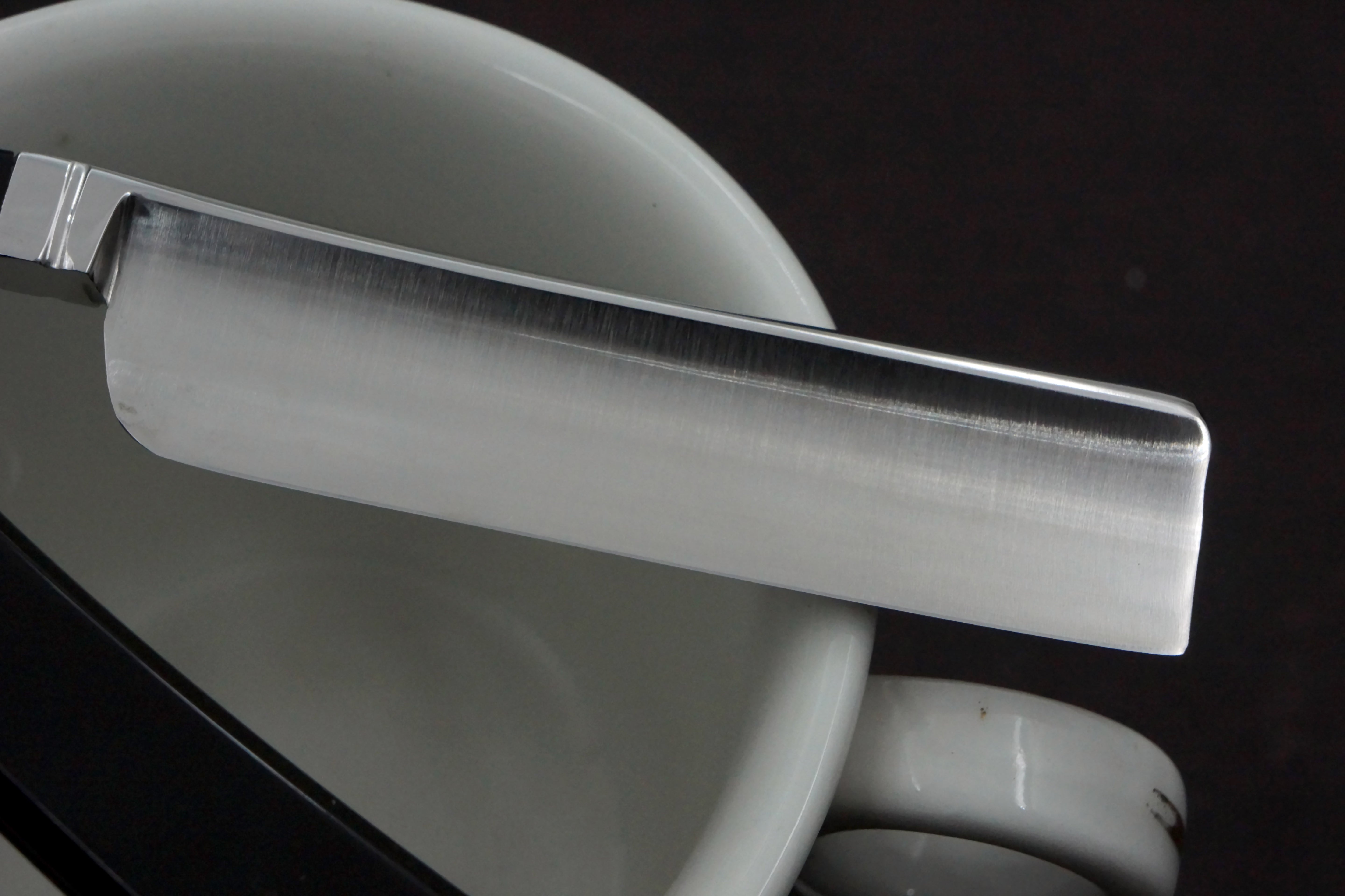 Nichiri Rikishia 6/8 Full Hollow Blade - Excellent Vintage Restored Japanese Straight Razor - Shave Ready