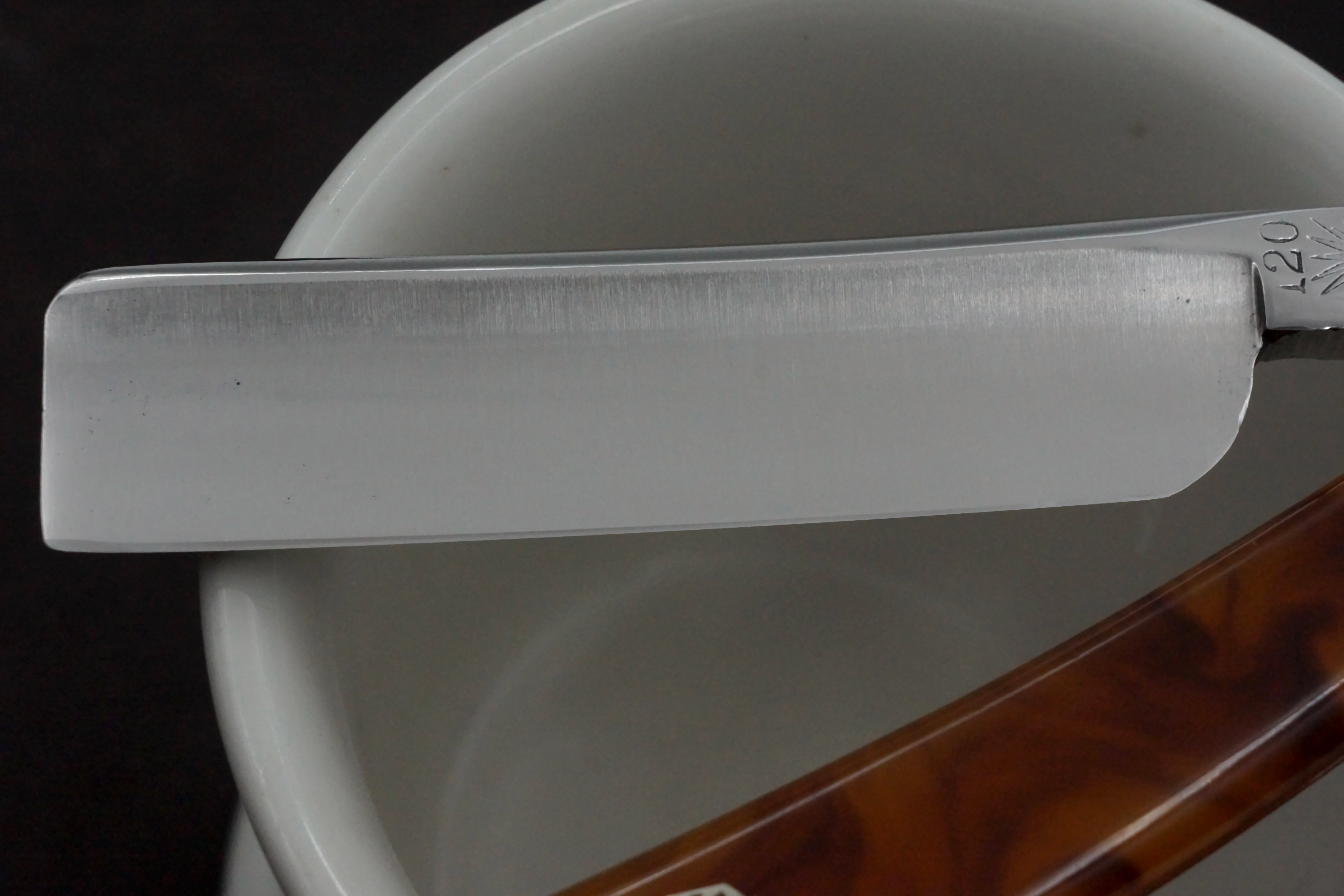 Diamond Hayashi No.120 Excellent Restored - 6/8 Quarter Hollow Japanese Straight Razor - Shave Ready