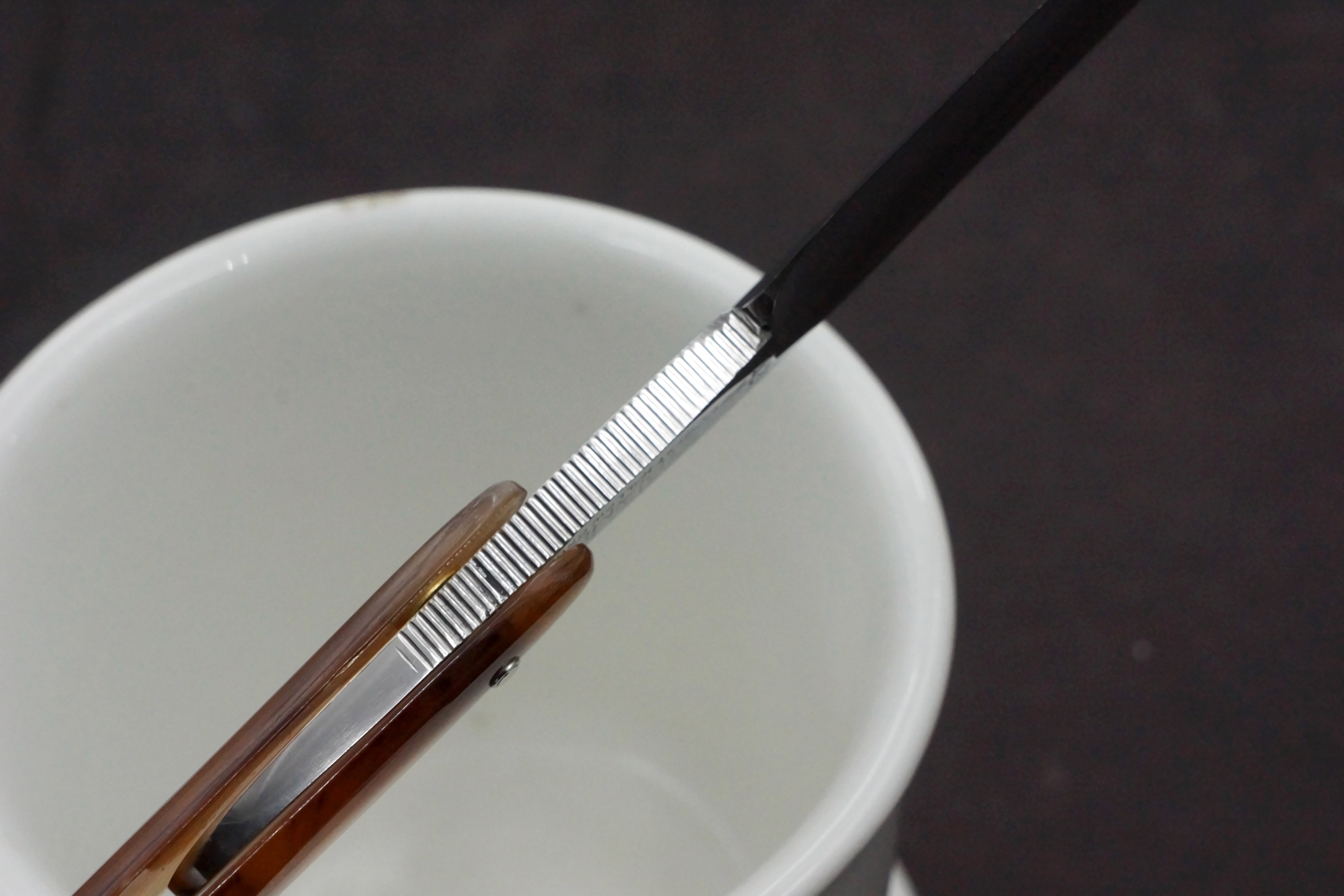 Diamond Hayashi No.120 Excellent Restored - 6/8 Quarter Hollow Japanese Straight Razor - Shave Ready