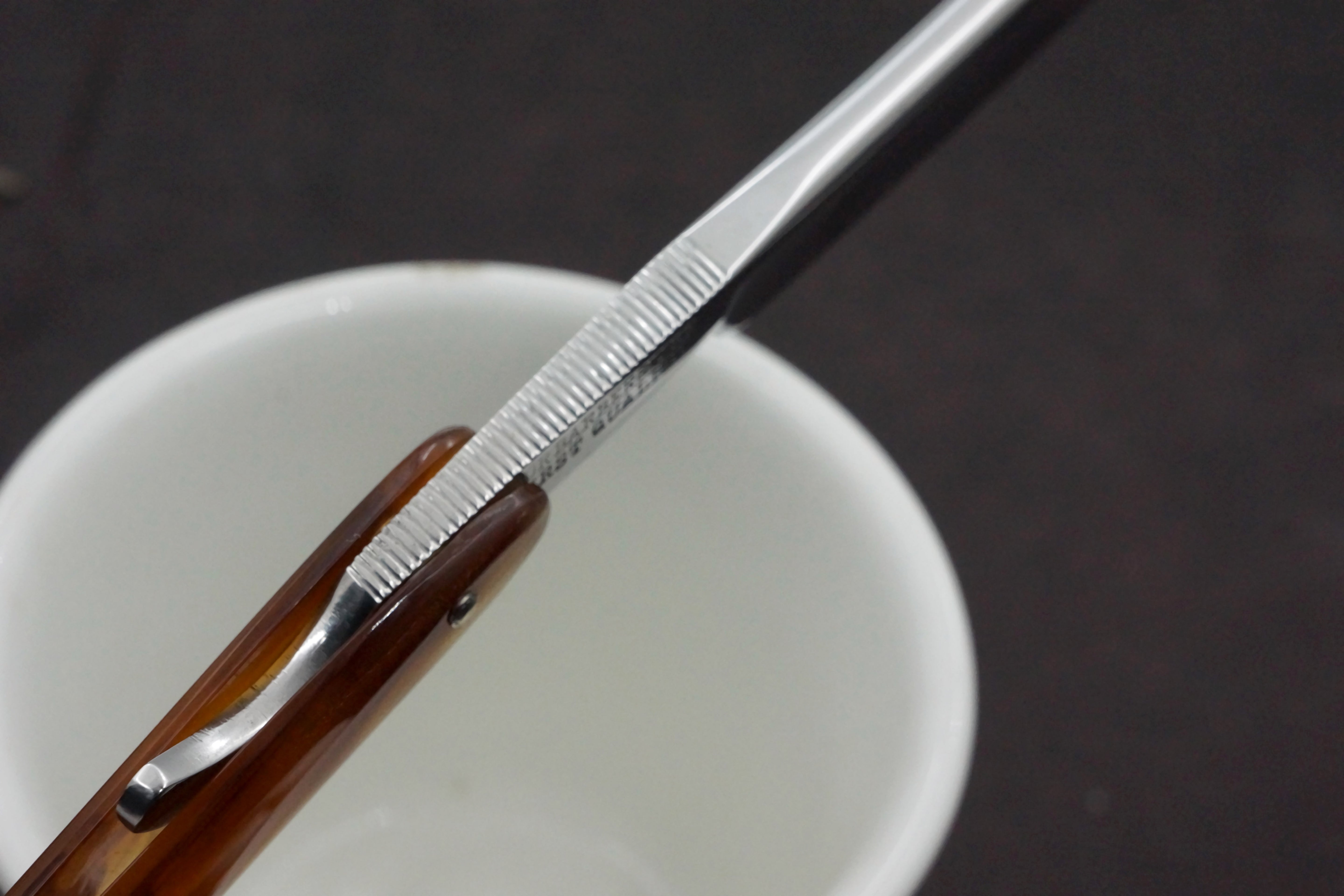 Diamond Hayashi No.120 Excellent Restored - 6/8 Quarter Hollow Japanese Straight Razor - Shave Ready