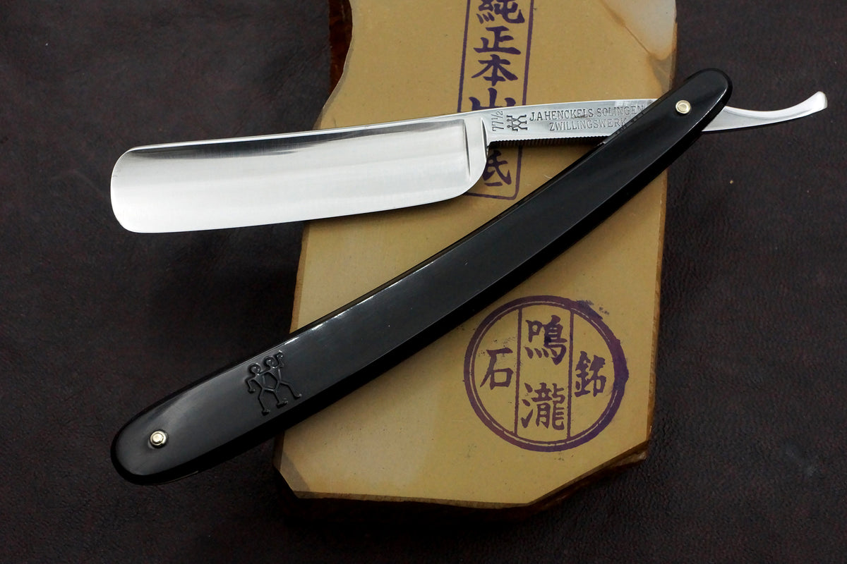 Henckels No. 77 1/2 11/16 Full Hollow Blade - Mint Vintage Solingen Straight Razor - Shave Ready