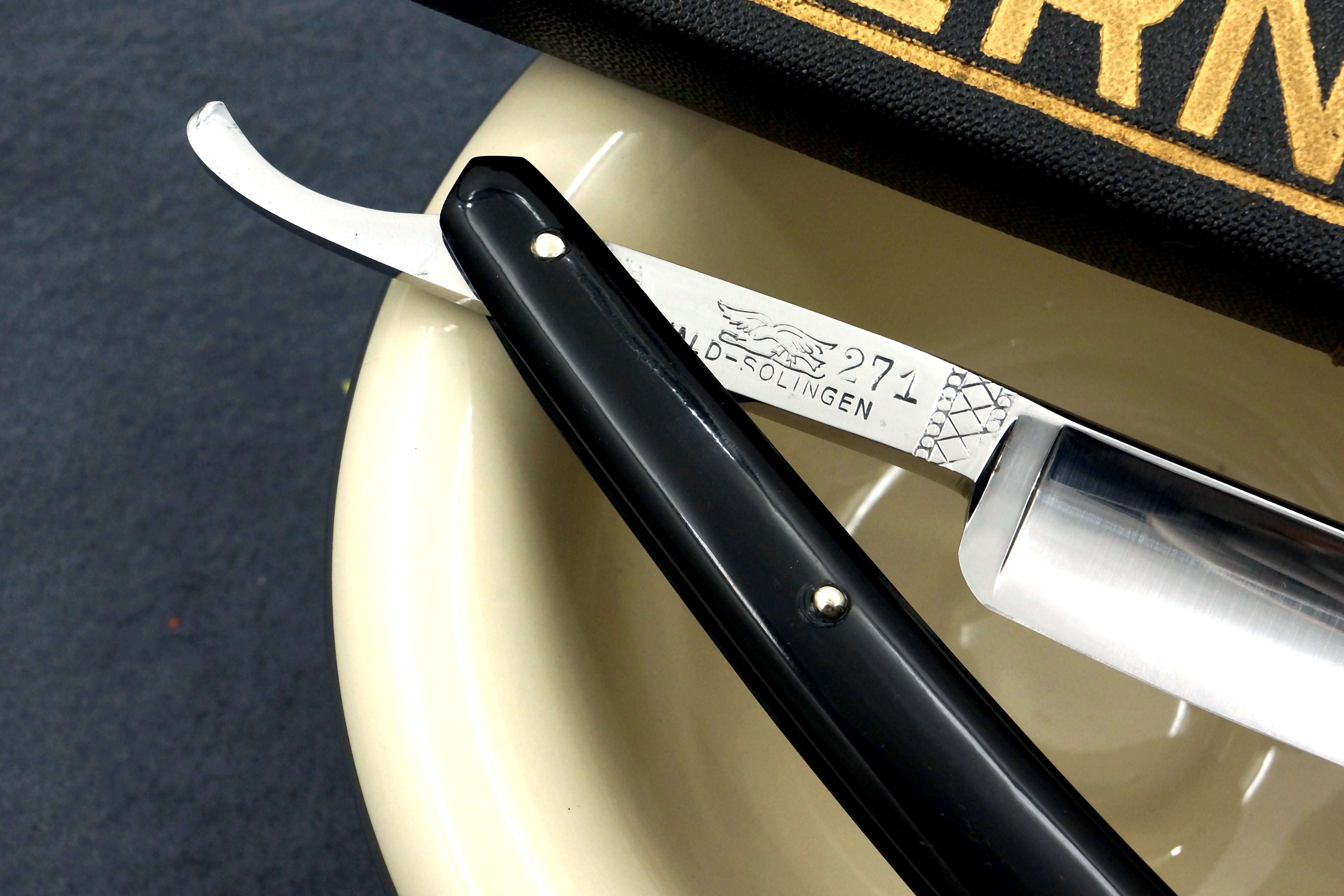 Carl Friederich Ern - NOS 11/16 Full Hollow Blade - Vintage Solingen Straight Razor - Shave Ready