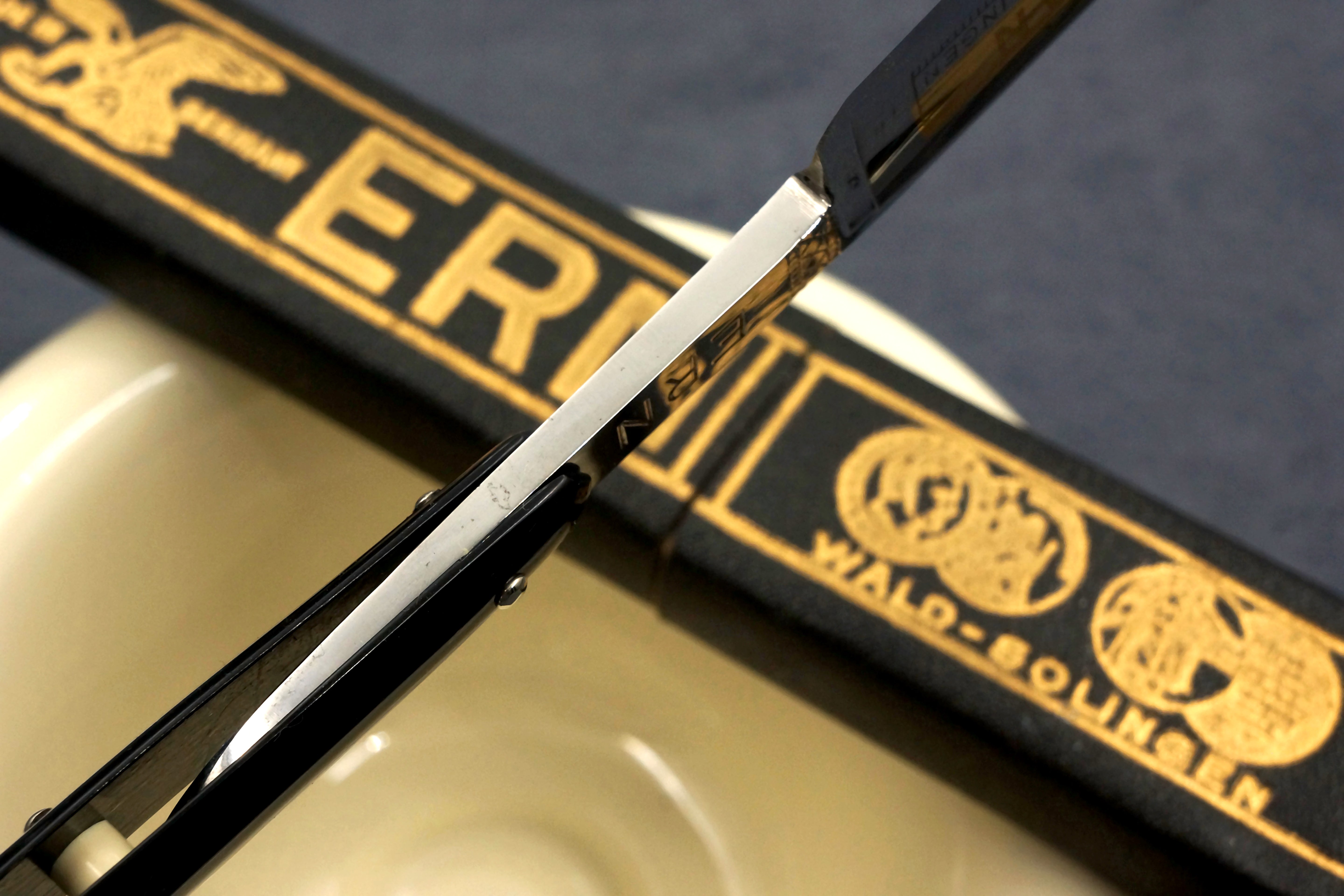 Carl Friederich Ern - NOS 11/16 Full Hollow Blade - Vintage Solingen Straight Razor - Shave Ready