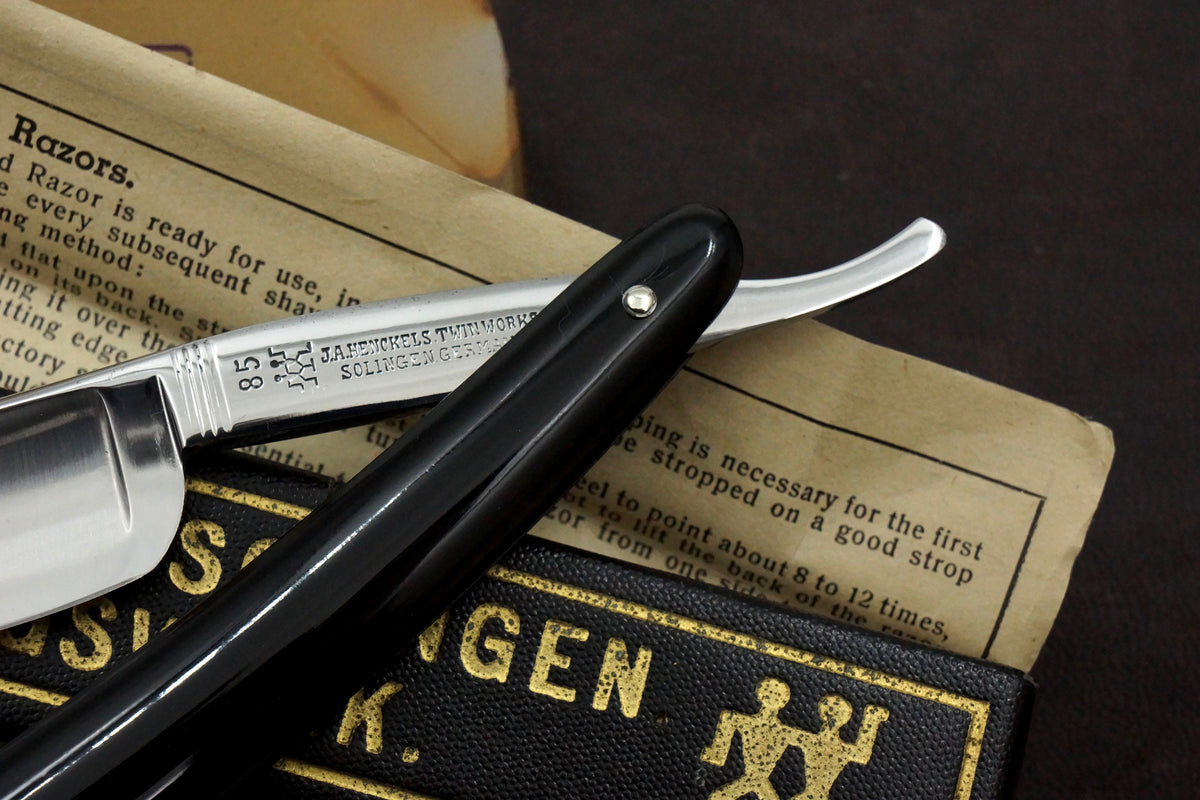 Henckels No. 85 11/16 Full Hollow Blade - Mint Vintage Solingen Straight Razor - Shave Ready