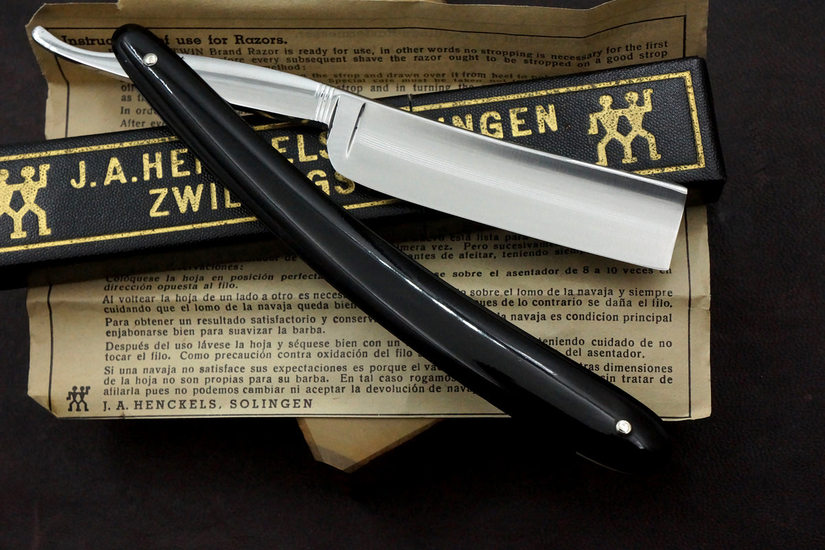 Henckels No. 85 11/16 Full Hollow Blade - Mint Vintage Solingen Straight Razor - Shave Ready