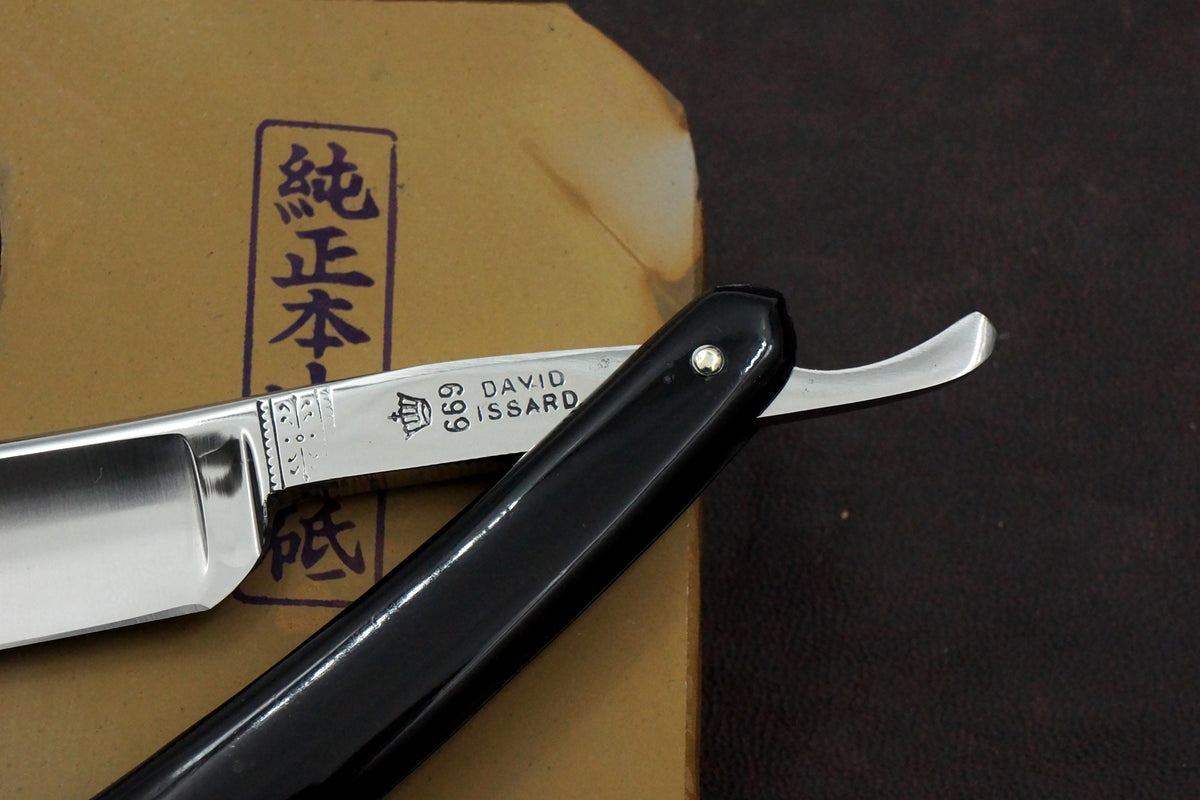 David Issard - 6/8 Full Hollow Blade - Excellent+ Vintage French Straight Razor - Shave Ready