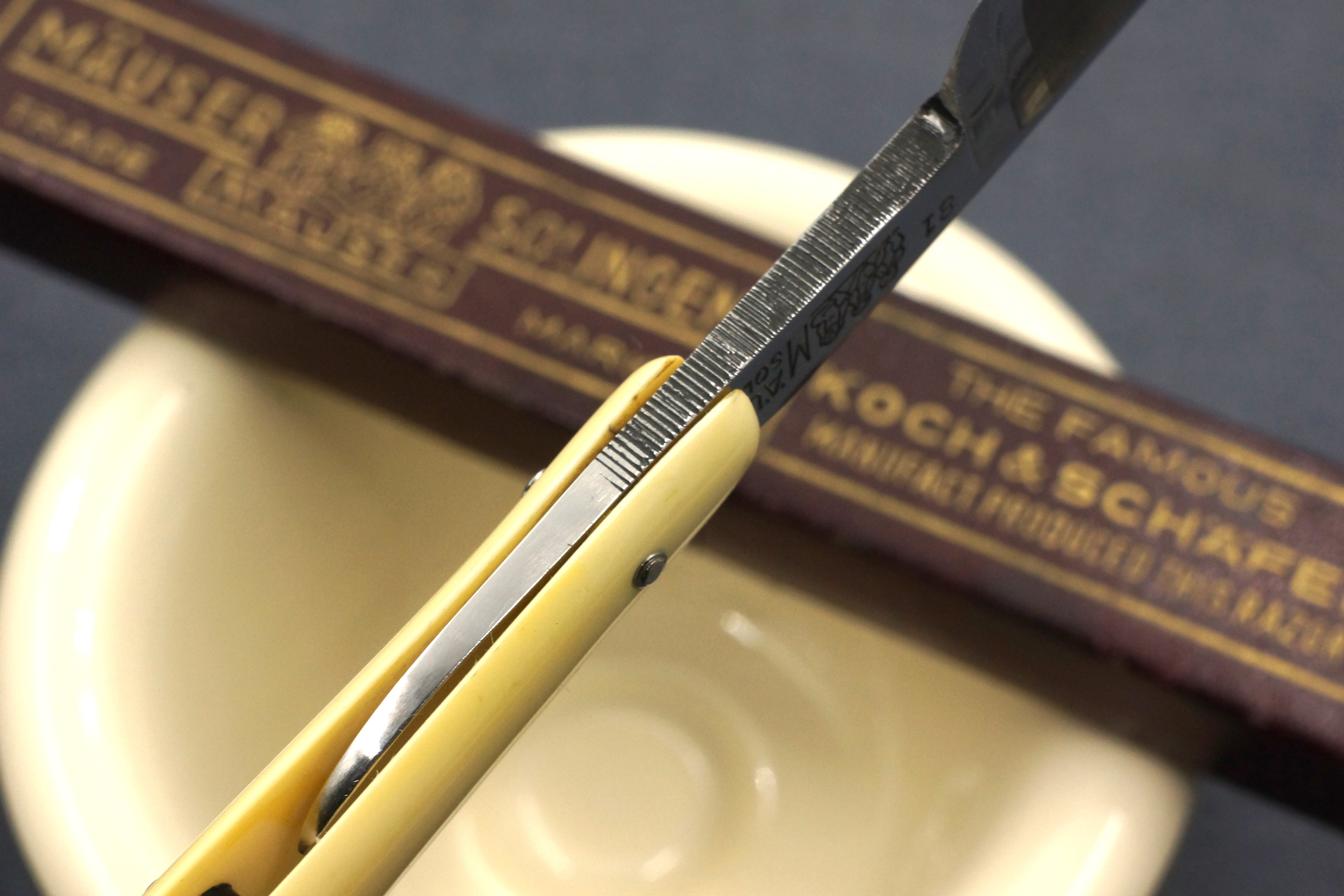 Koch & Schafer Mauser - Vintage 13/16 "Pearl's Razor" - Vintage Solingen Straight Razor - Shave Ready