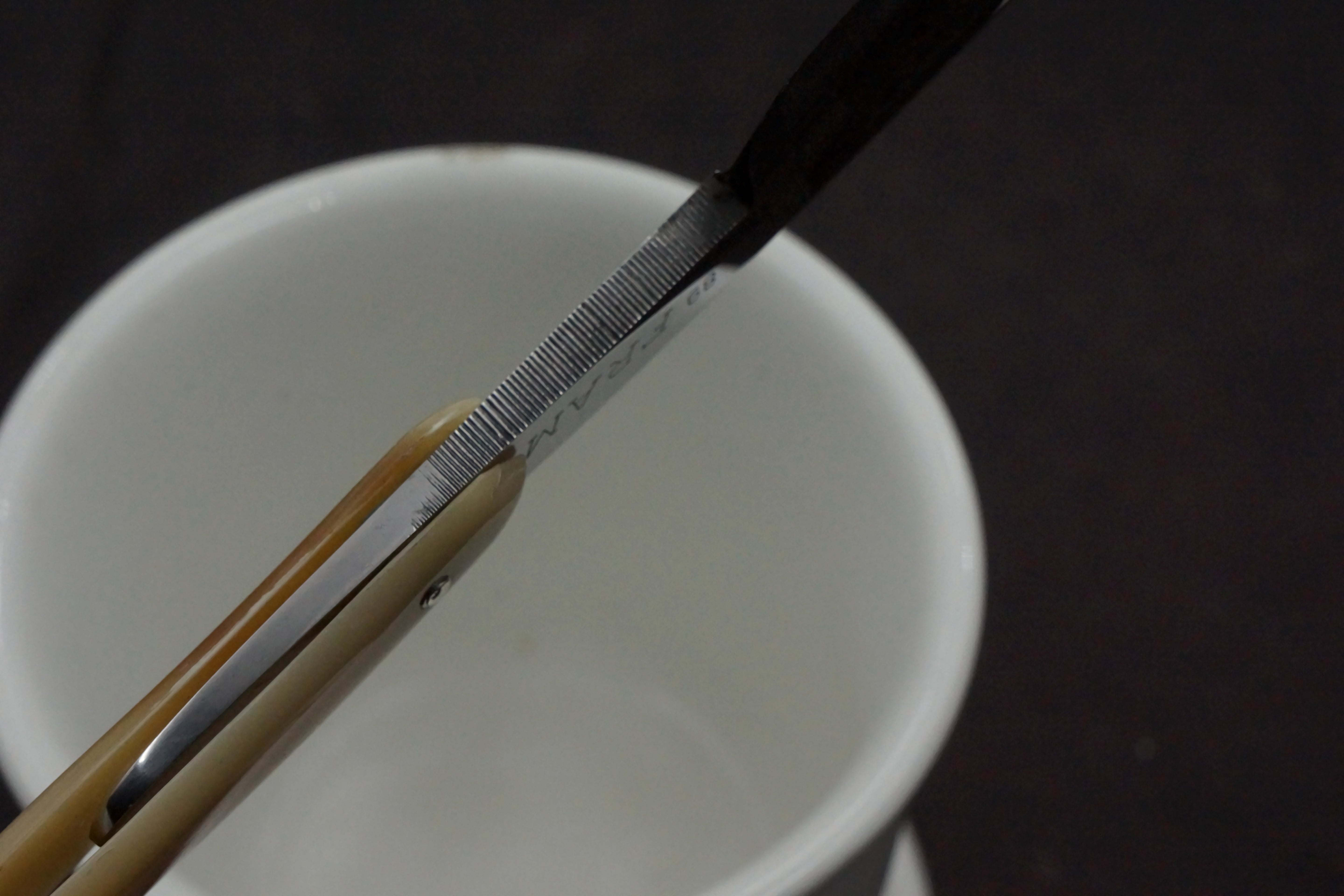 Fram No. 89 6/8 Full Hollow - Excellent+ Vintage Solingen Straight Razor - Shave Ready