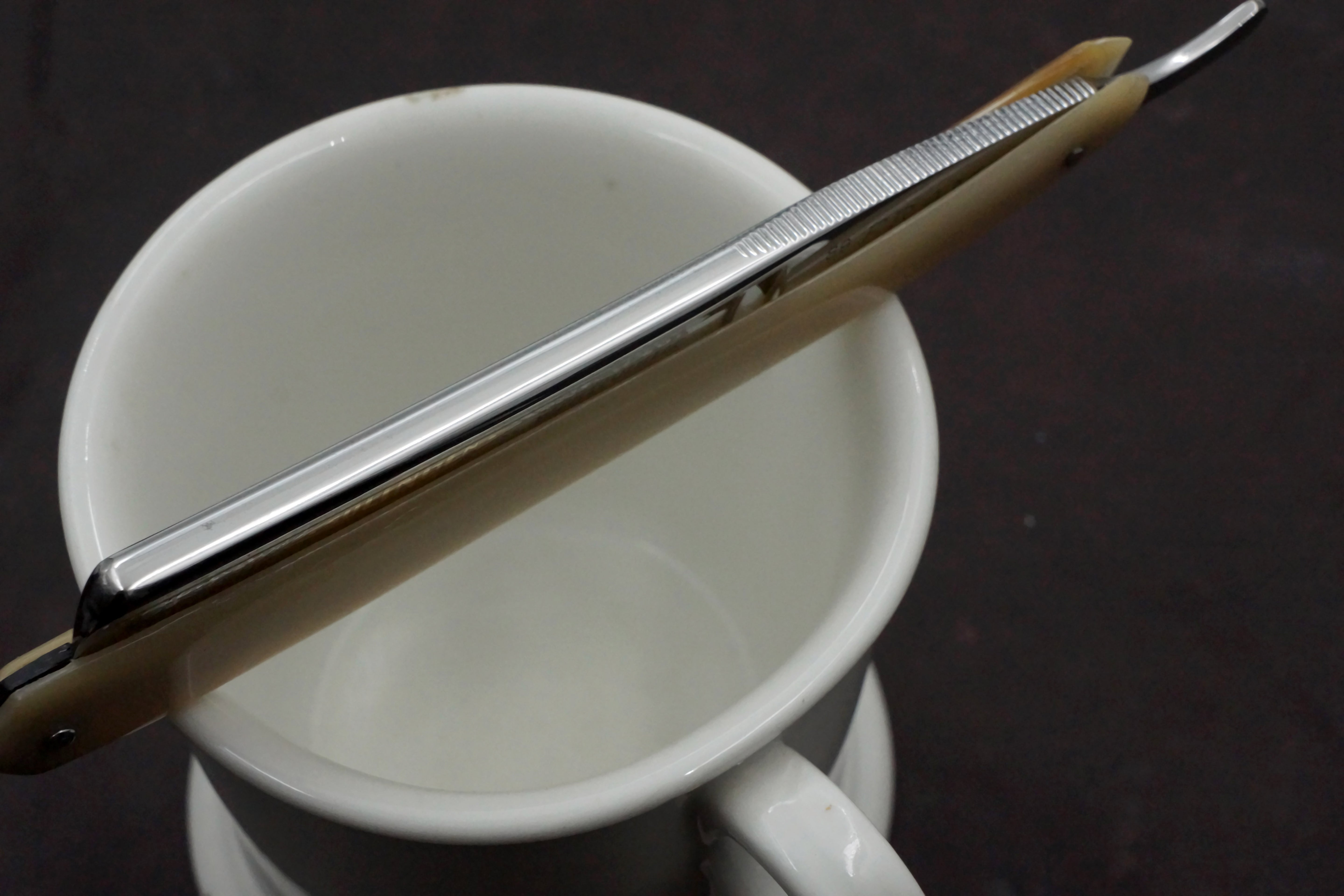 Fram No. 89 6/8 Full Hollow - Excellent+ Vintage Solingen Straight Razor - Shave Ready