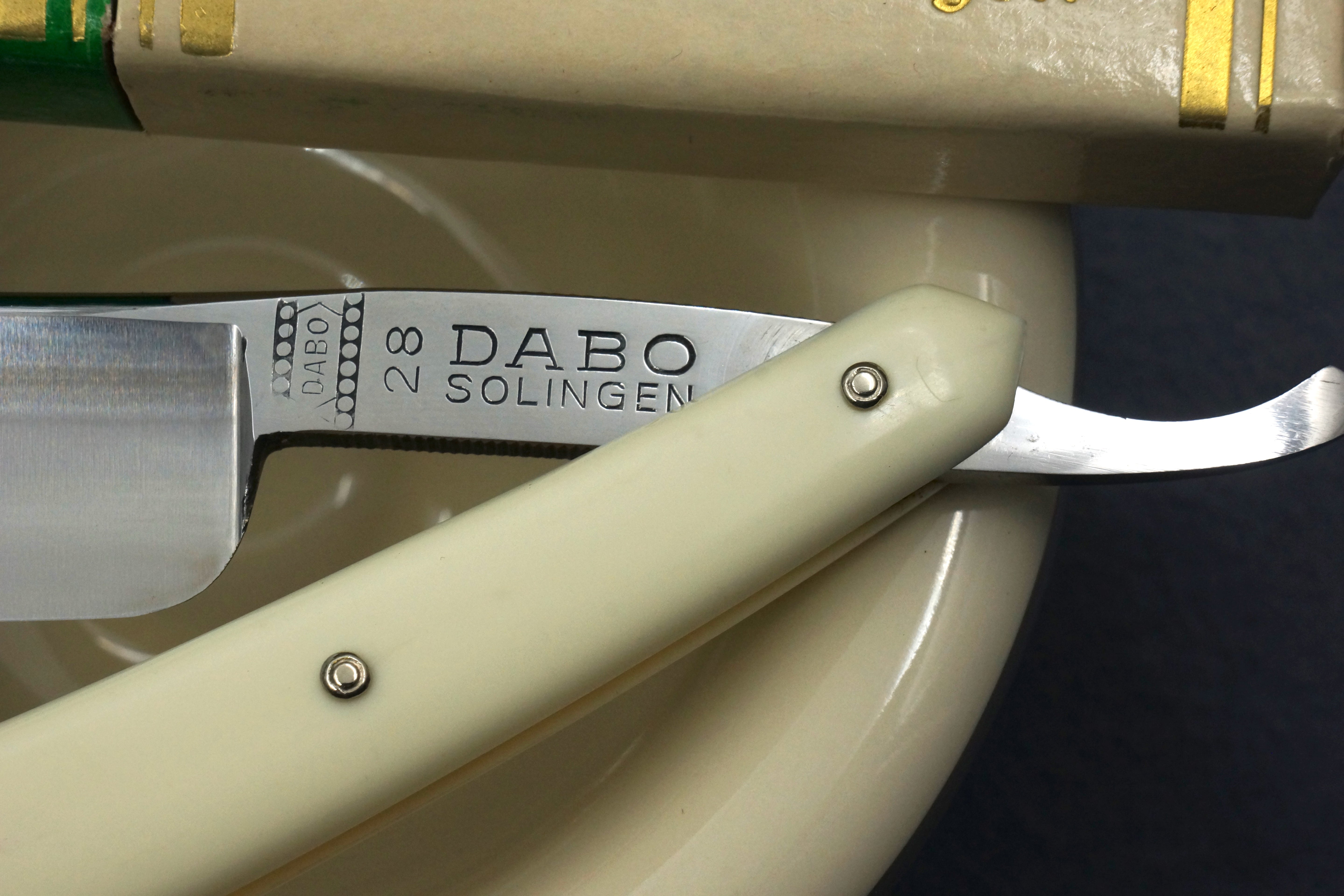 Koch & Schafer "Dabo" - Mint 6/8 Full Hollow Blade - Vintage Solingen Straight Razor - Shave Ready